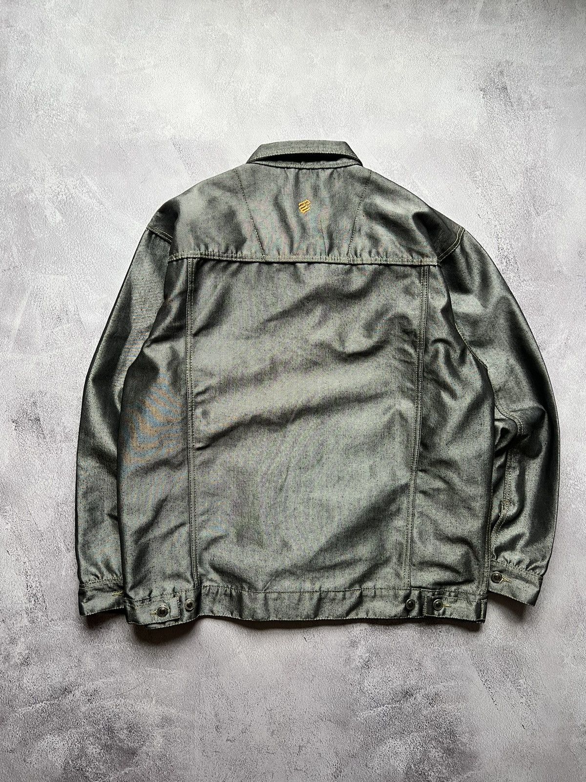 Rocawear × Vintage Vintage RocaWear Silver Denim Jacket Size US XL / EU 56 / 4 - 6 Thumbnail