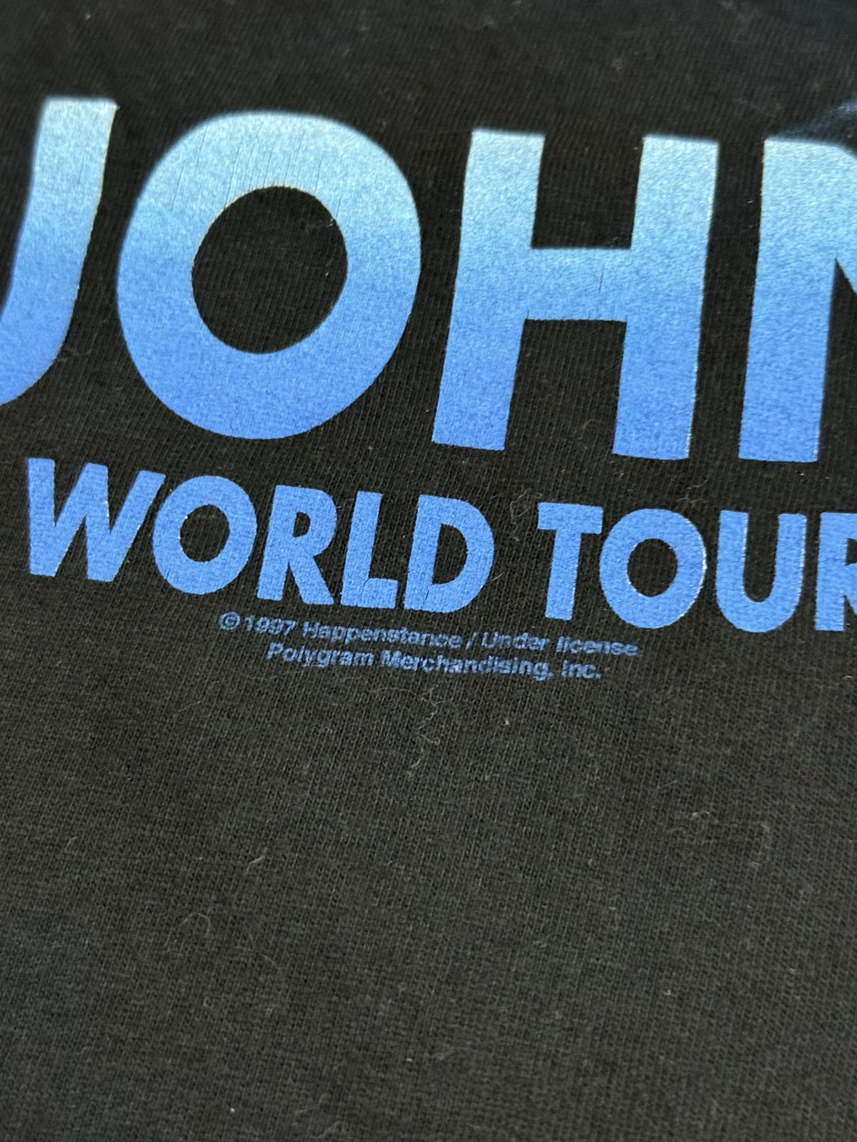 Vintage 🔷Vintage Elton John T-shirt 90s🔷 Size US L / EU 52-54 / 3 - 3 Thumbnail