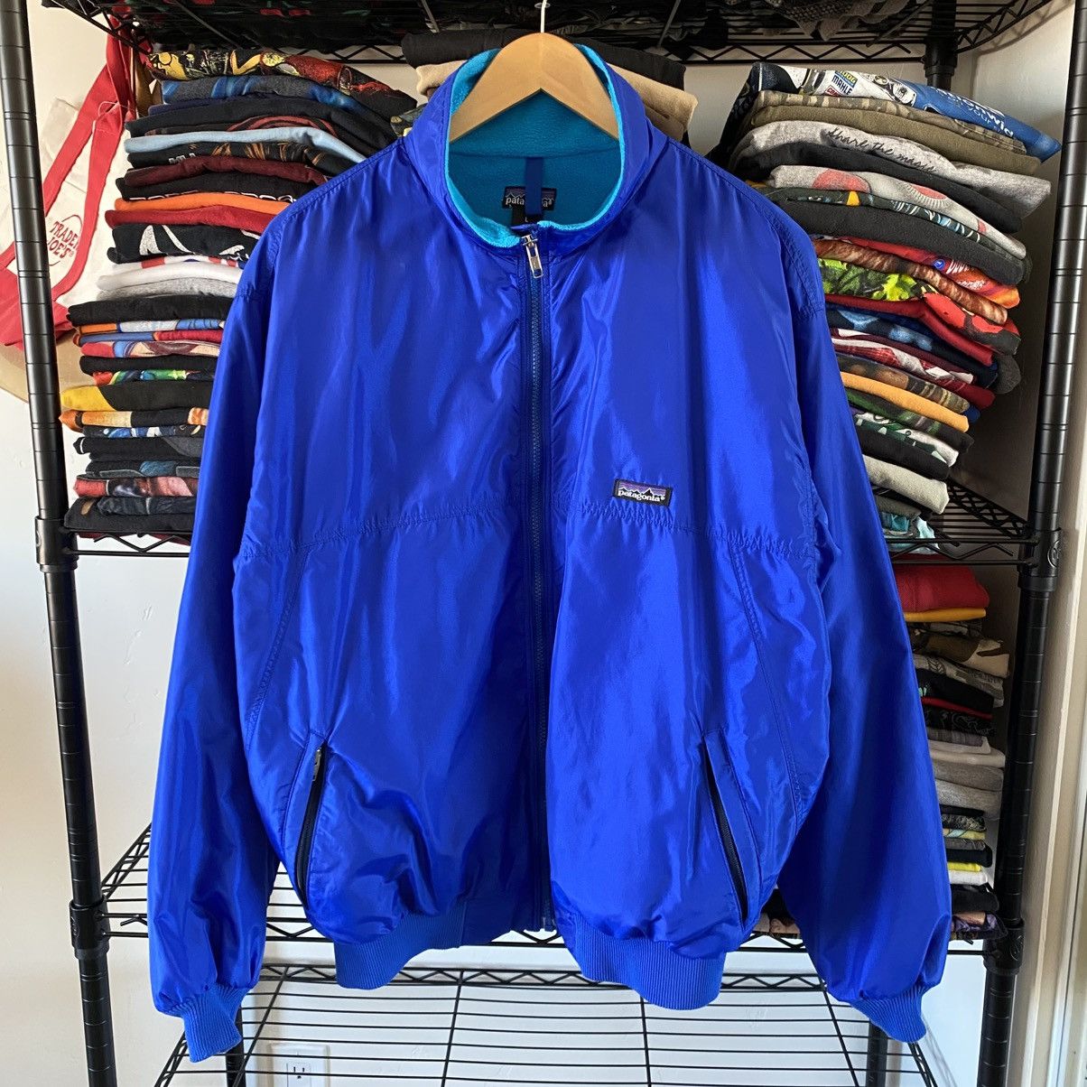 Patagonia Vintage Patagonia Nylon Caplene Fleece Jacket Blue Teal 1980 Size US L / EU 52-54 / 3 - 1 Thumbnail