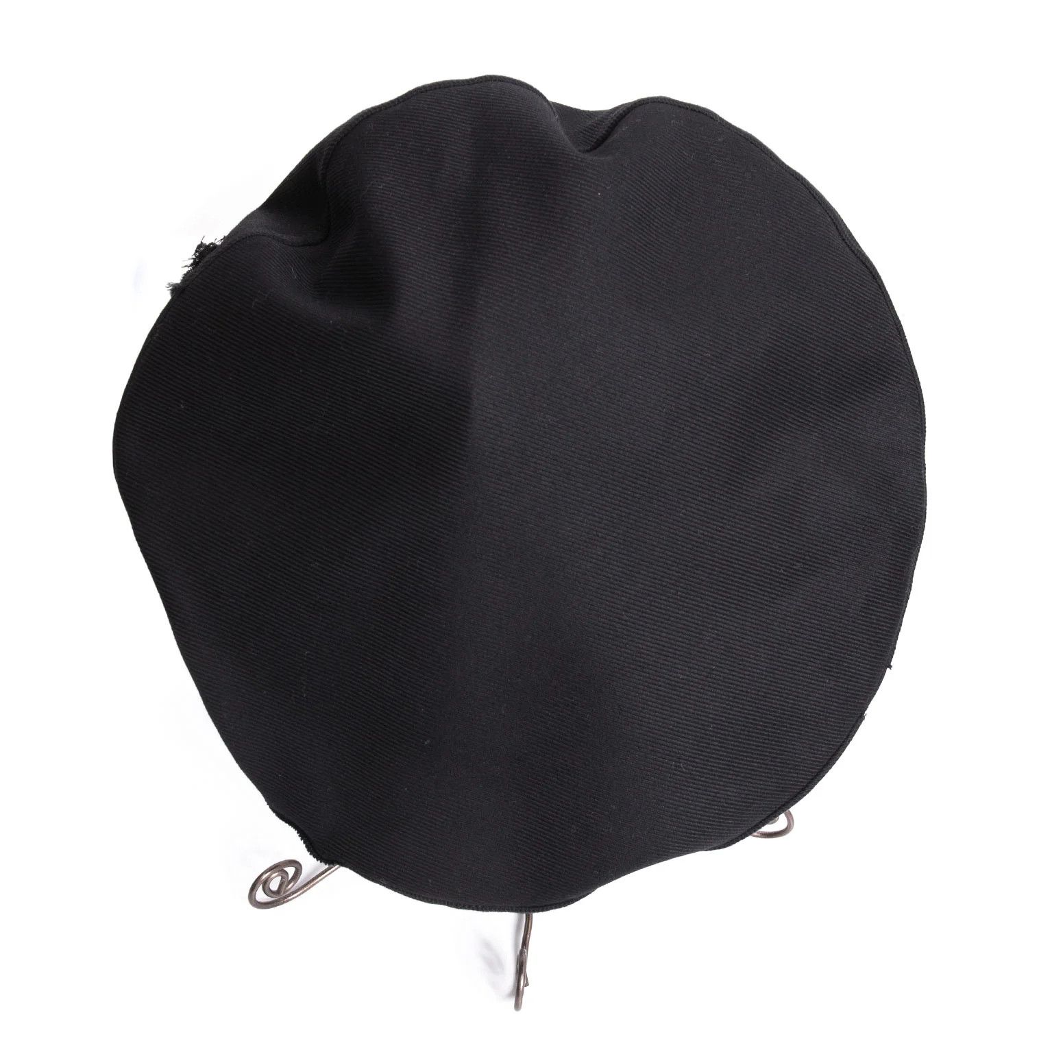 Yohji Yamamoto Cotton Belted Beret Hat in Black Size ONE SIZE - 6 Thumbnail