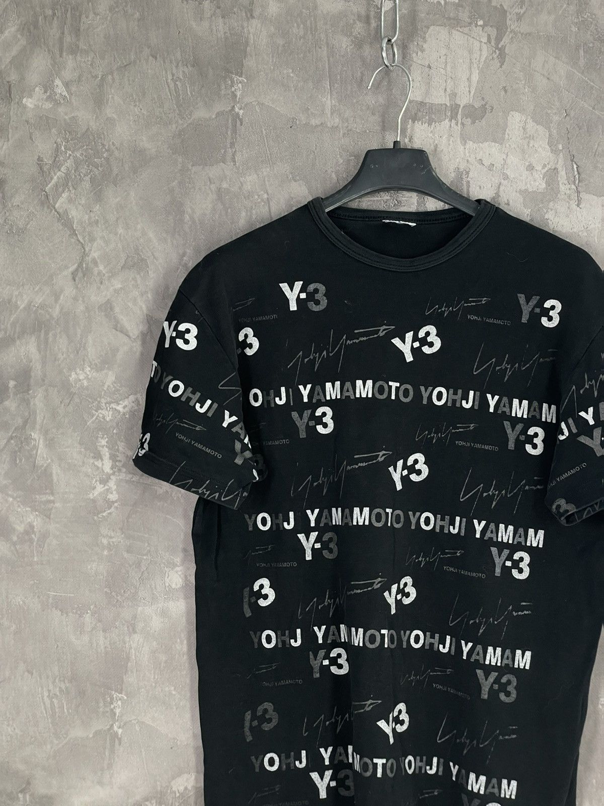 Y-3 Y-3 x Yohji Yamamoto multi logo Rare Japanese t-shirt Size US M / EU 48-50 / 2 - 3 Thumbnail