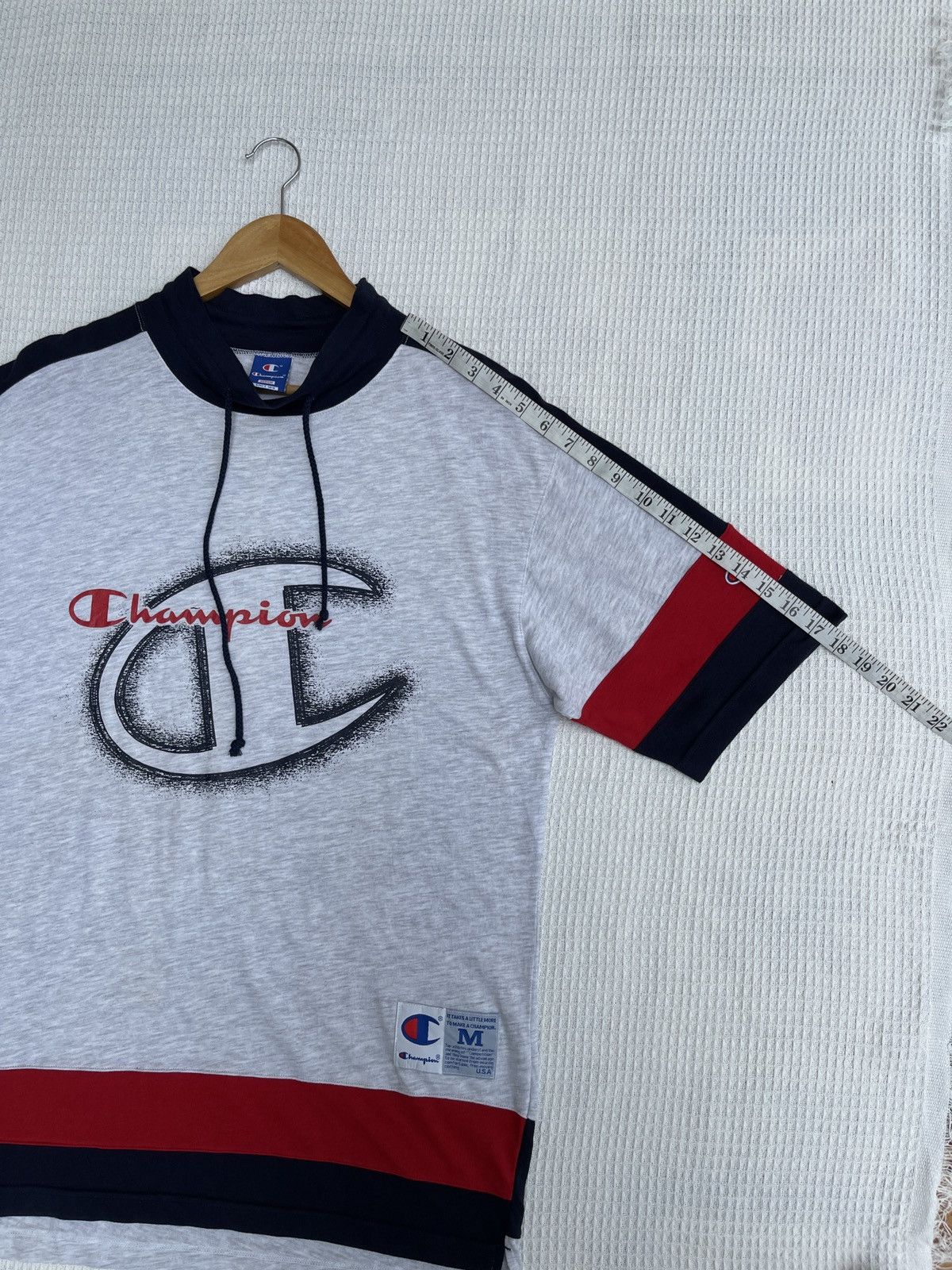 Champion Last Drop🔥Rare🔥Vintage CHAMPIONS BIG LOGO T Shirt Size US M / EU 48-50 / 2 - 15 Thumbnail