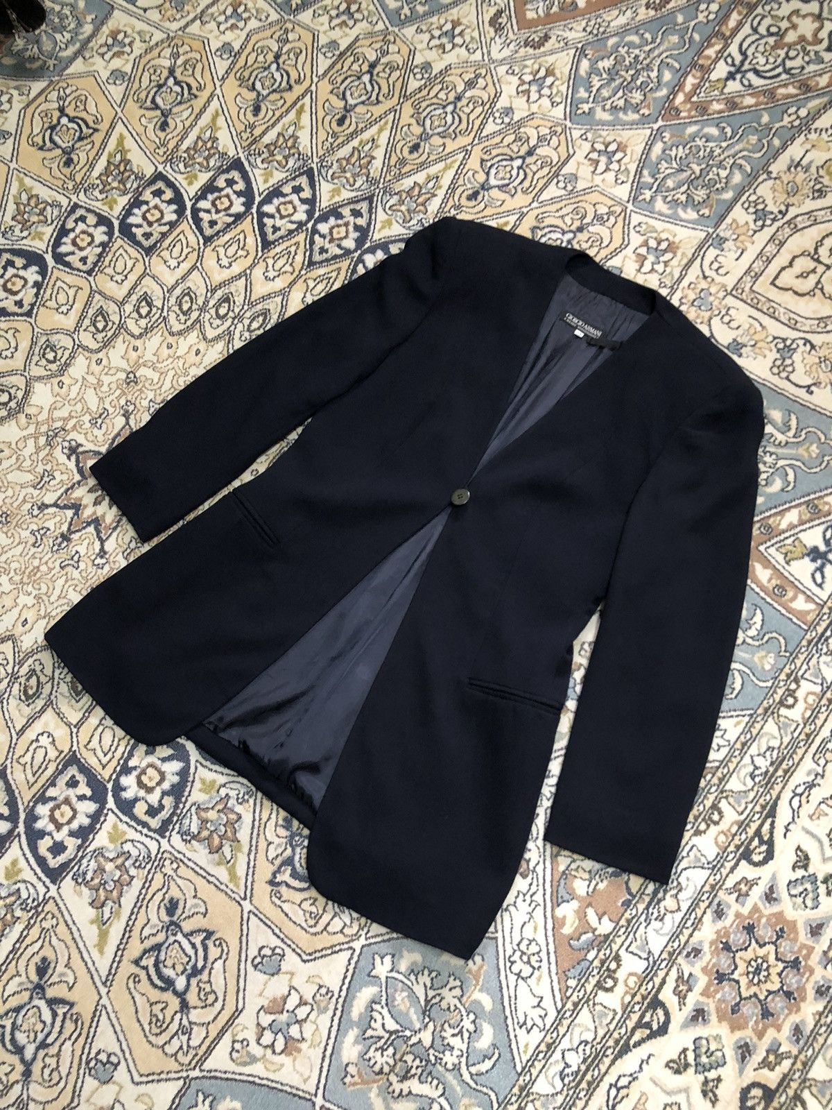 Giorgio Armani Giorgio Armani Single Breasted Blazer Jacket Blue Size XS / US 0-2 / IT 36-38 - 4 Thumbnail