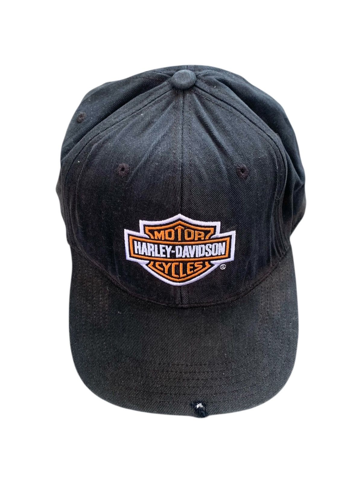 Harley Davidson 2000s Vintage Harley Davidson Flex Fit Cap Size ONE SIZE - 1 Thumbnail