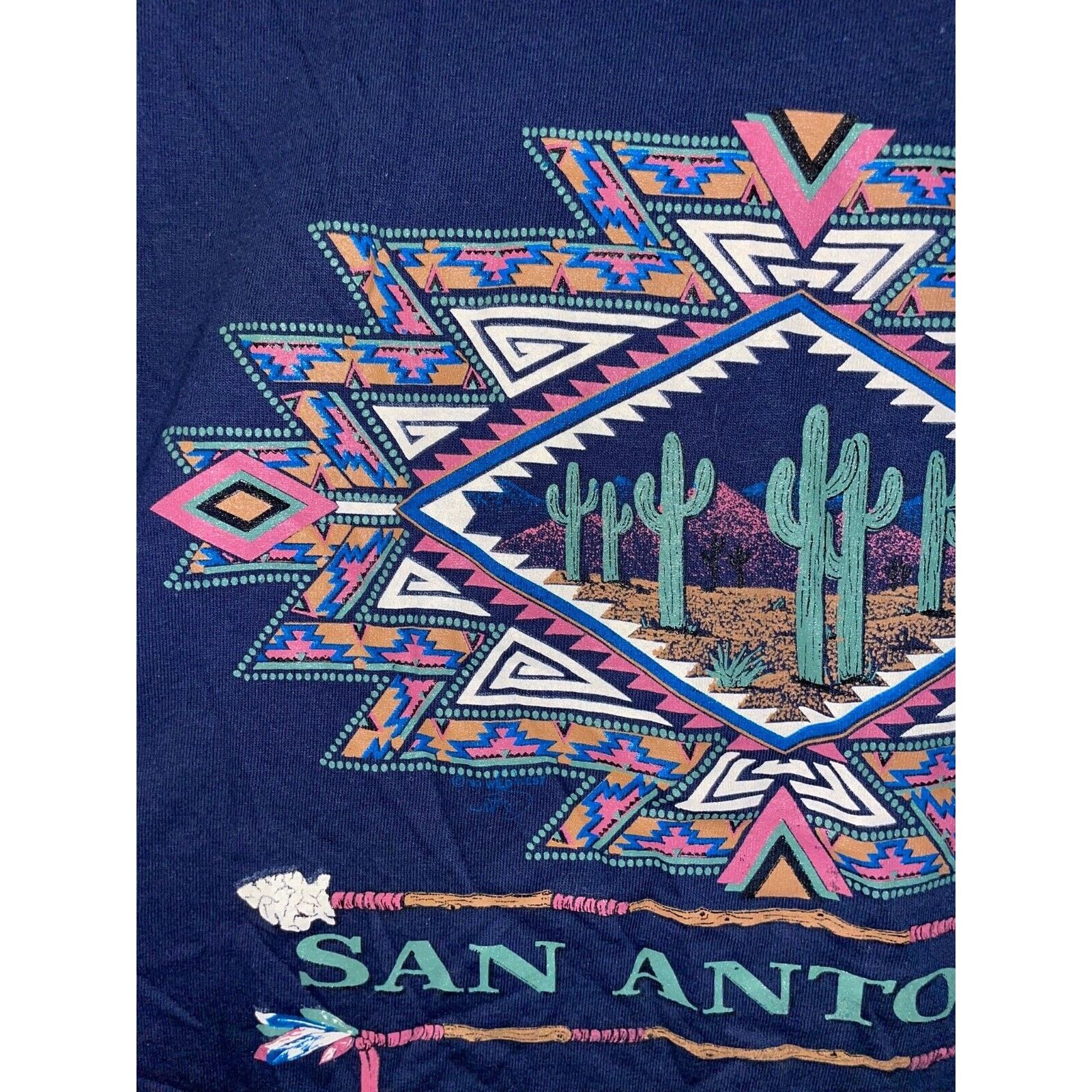 Vintage Vintage San Antonio Shirt H.L. Miller USA 90s Cactus Tee L Size US L / EU 52-54 / 3 - 10 Thumbnail