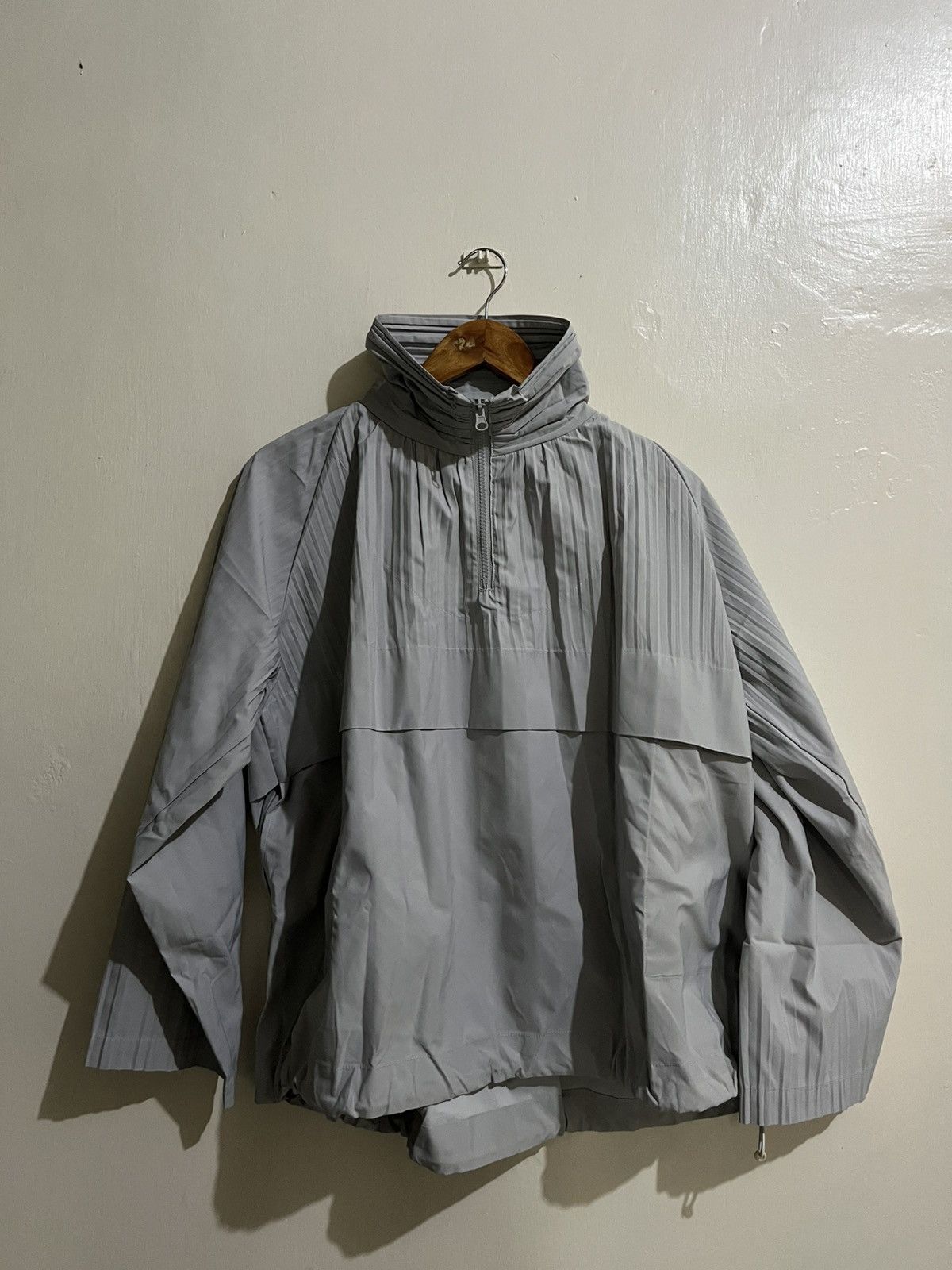 Pleats Please Issey Miyake Pleats Please Issey Miyake Half Zip Oversize Jacket Size US M / EU 48-50 / 2 - 1 Thumbnail