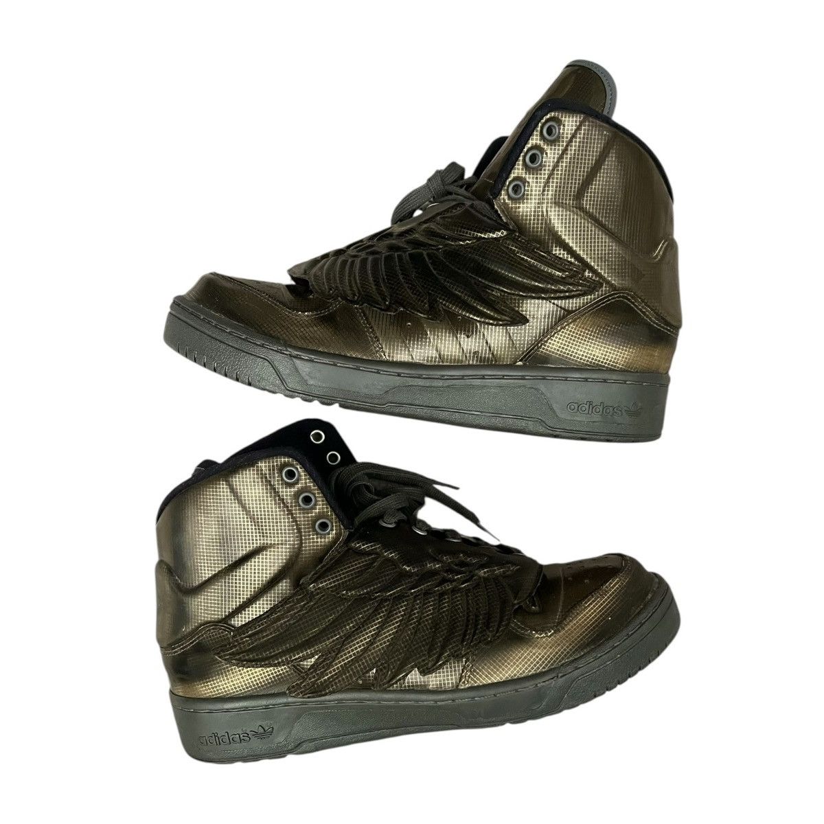Jeremy scott x adidas gold wing sneakers