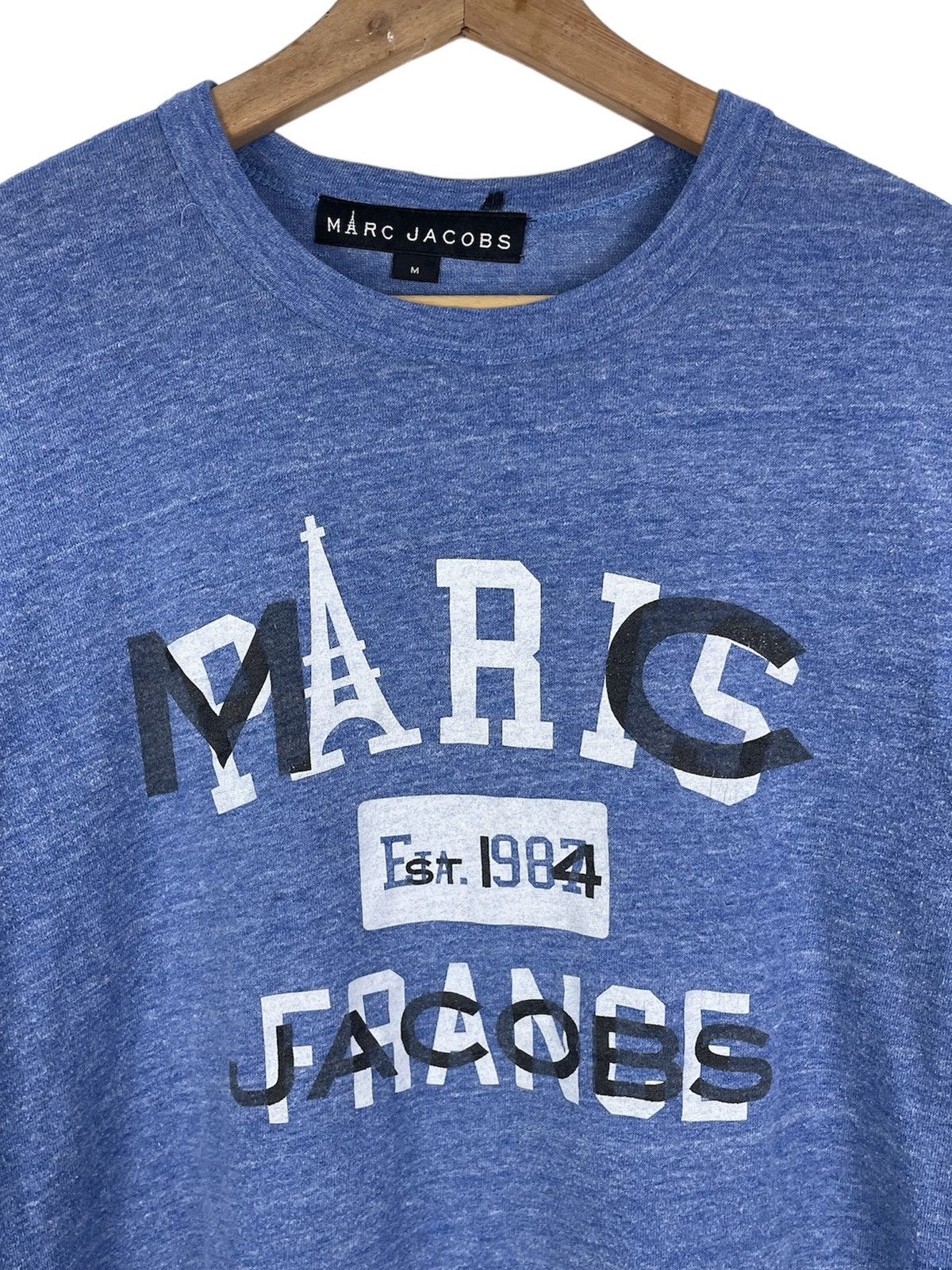 Marc Jacobs MARC JACOBS PARIS FRANCE RAYON BLEND TEE Size US M / EU 48-50 / 2 - 7 Thumbnail