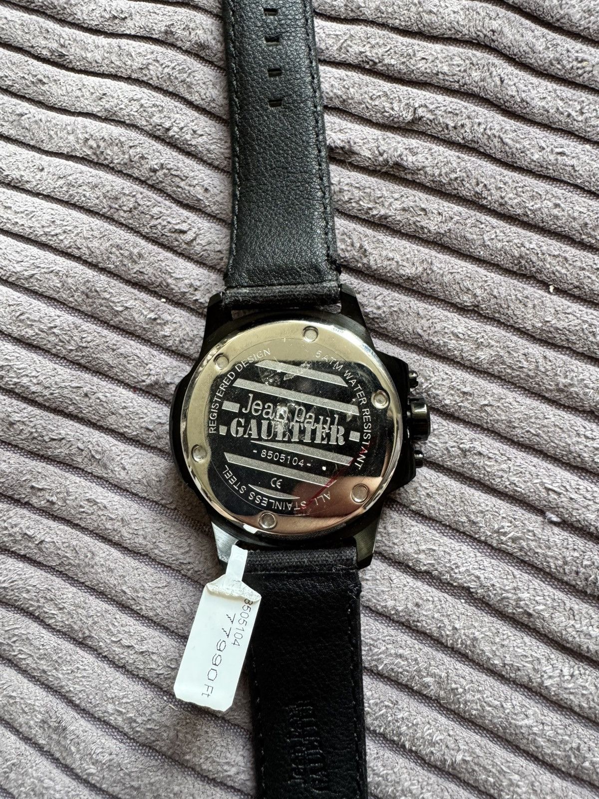 Jean Paul Gaultier Jean Paul Gaultier Archive Black Man Watch Grail JPG Size ONE SIZE - 4 Thumbnail