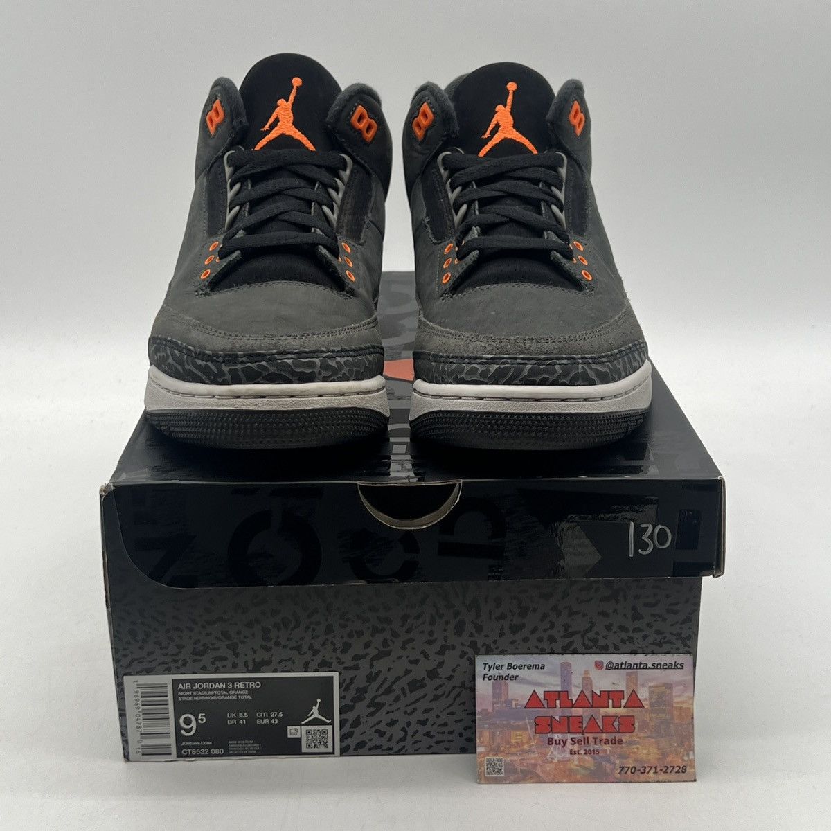 Jordan Brand Air Jordan 3 fear Size US 9.5 / EU 42-43 - 2 Thumbnail