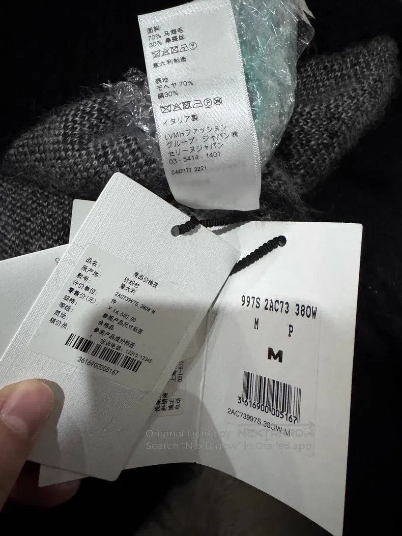 Celine CELINE Mohair Men's Sweater Size US M / EU 48-50 / 2 - 6 Thumbnail