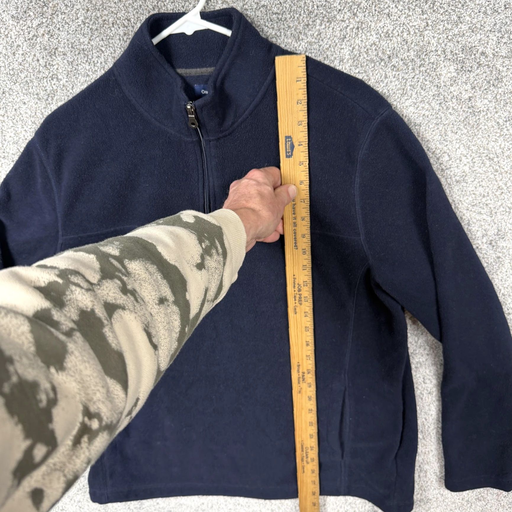 Croft & Barrow Croft & Barrow Jacket Mens L Blue Fleece 1/4 Zip Pullover Outdoor Hiking Size US L / EU 52-54 / 3 - 2 Thumbnail