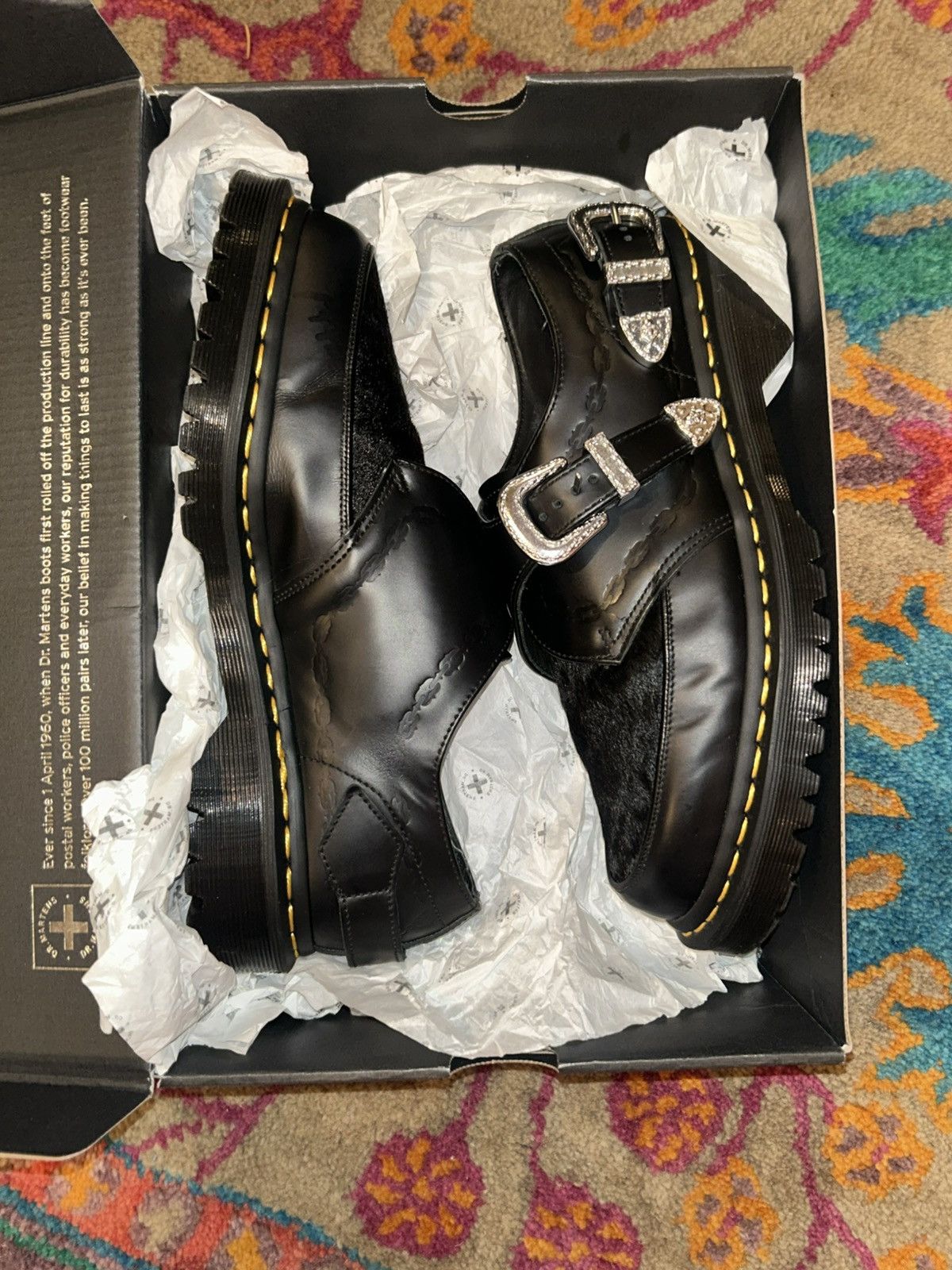 Dr. Martens Dr. Martens × The Great Frog Ramsey Creeper ‘Embossed Chain Size US 8 / EU 41 - 2 Thumbnail