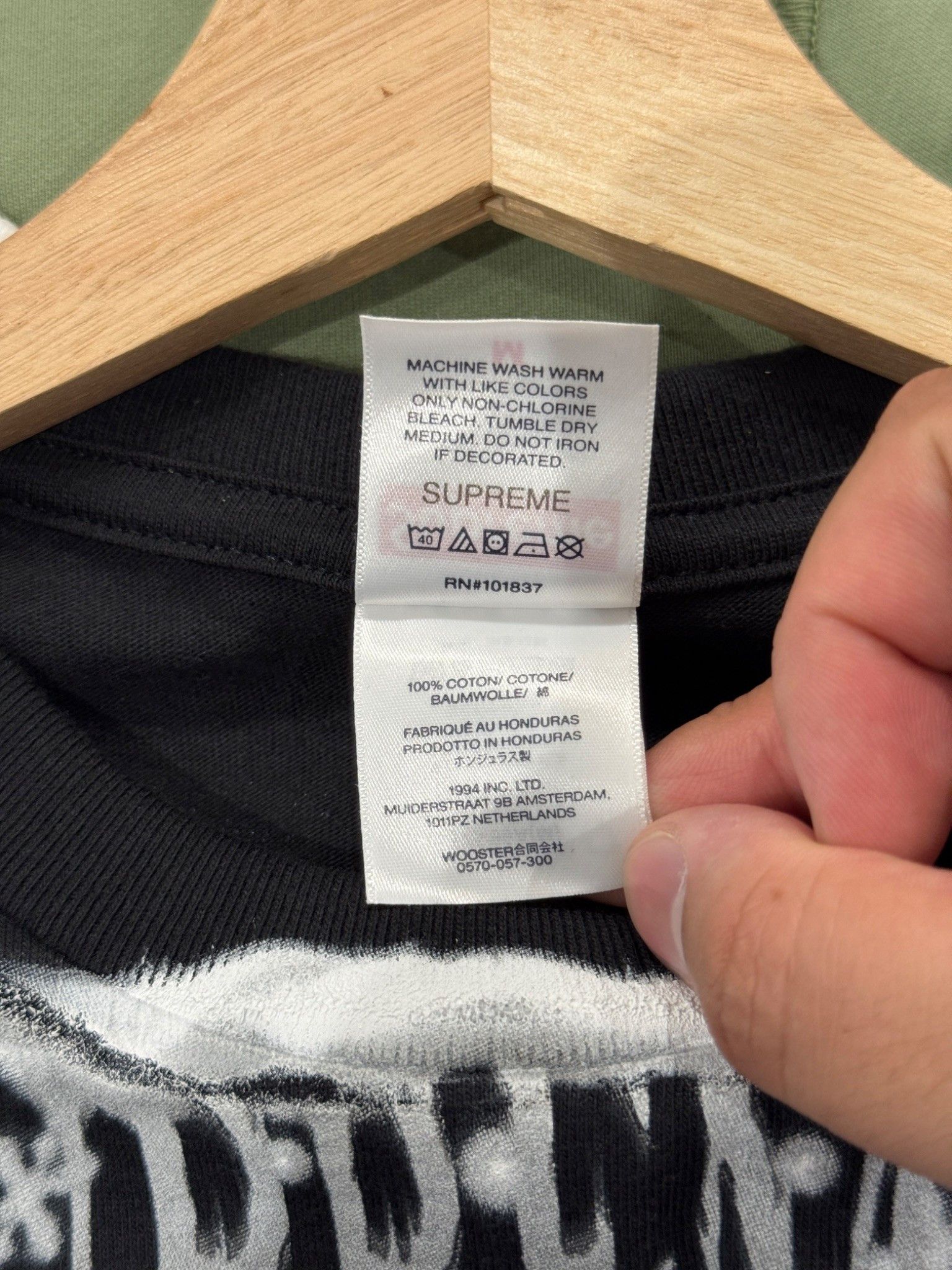 Supreme Supreme Flash Tee Black Size US M / EU 48-50 / 2 - 7 Thumbnail