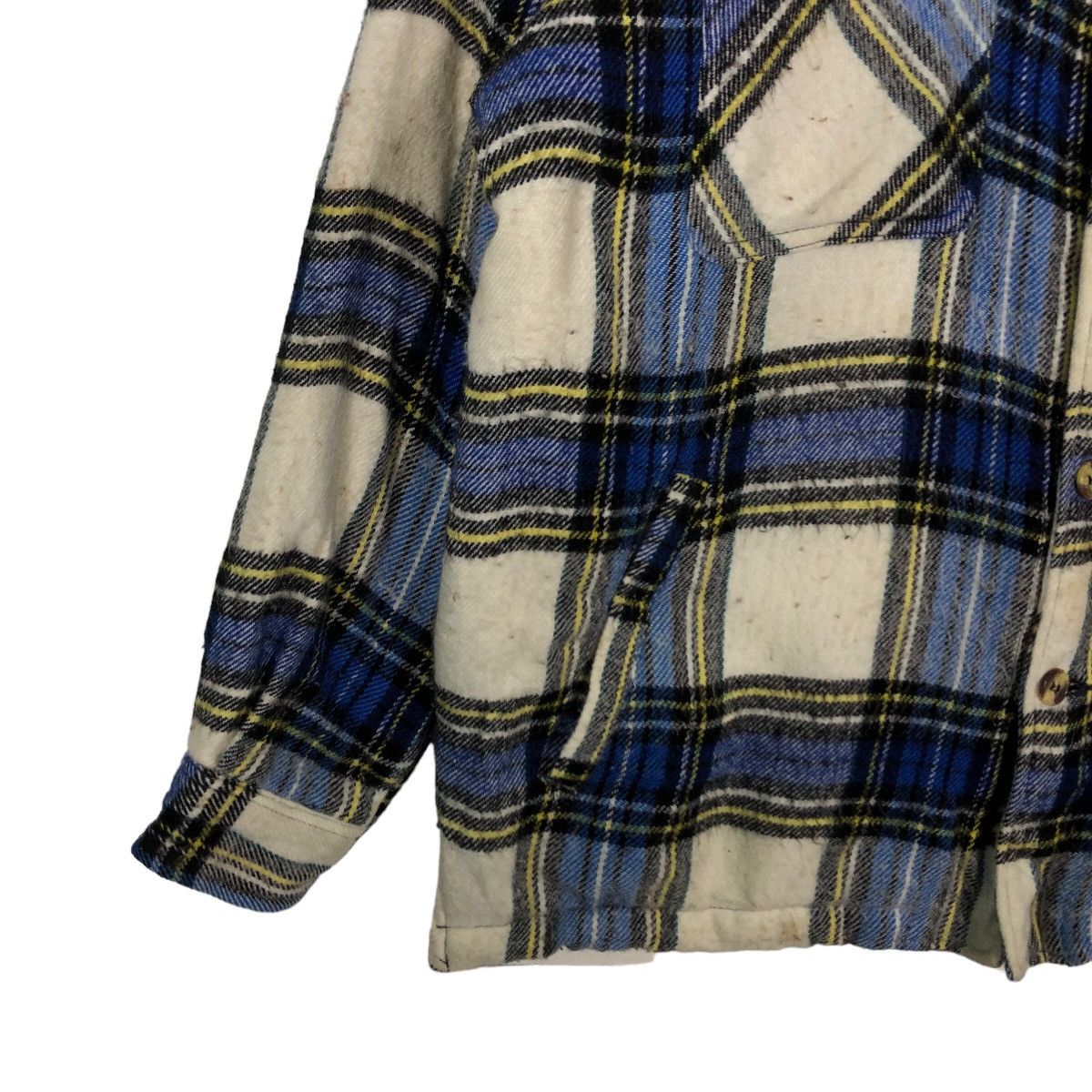 Flannel 🔥Tartan Design Check Flannel Jacket Japan Made Size US L / EU 52-54 / 3 - 4 Thumbnail