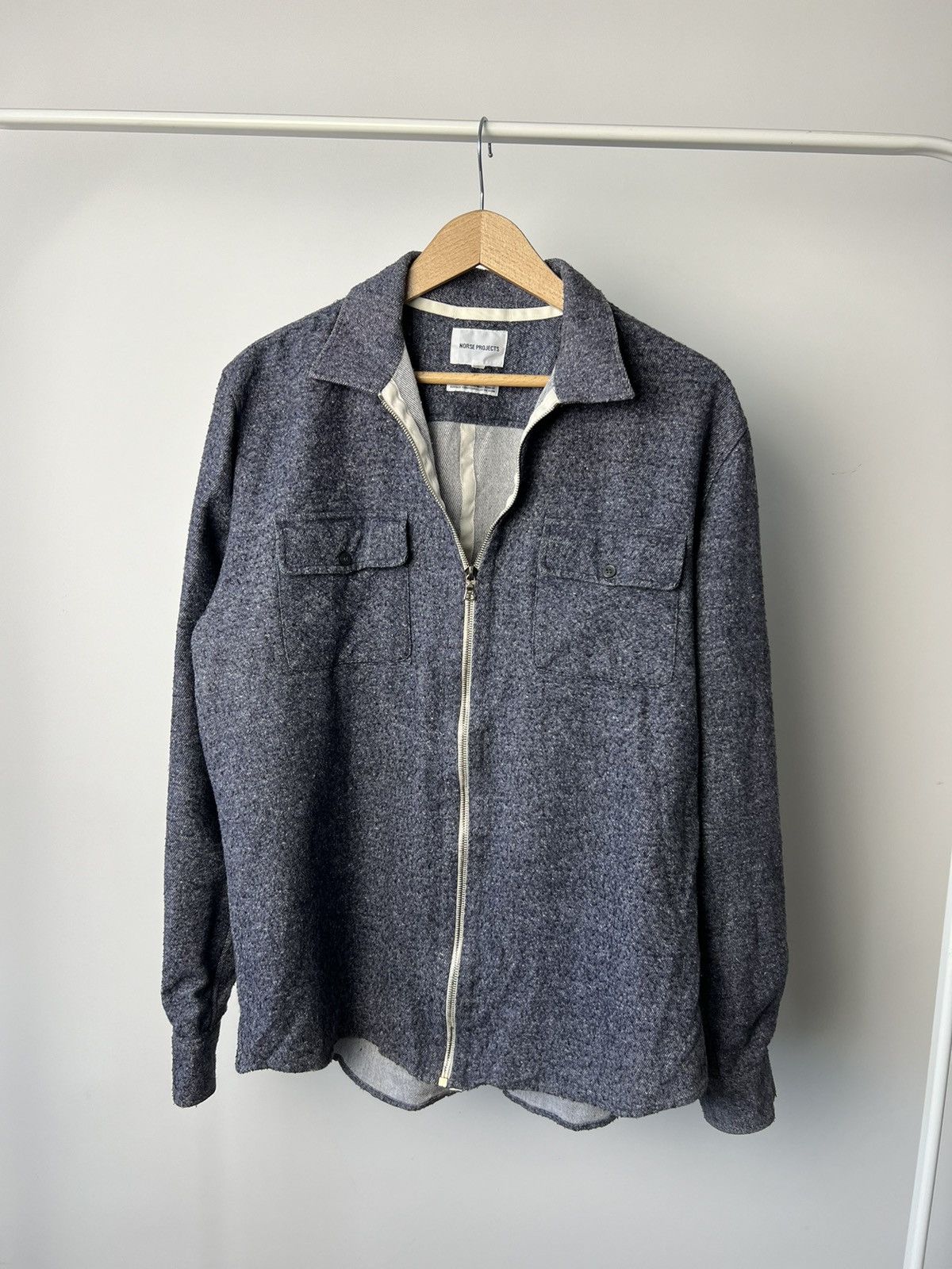 Norse Projects Vintage Overshirt NORSE PROJECTS Kyle Wool Pocket Jacket Size US L / EU 52-54 / 3 - 8 Thumbnail