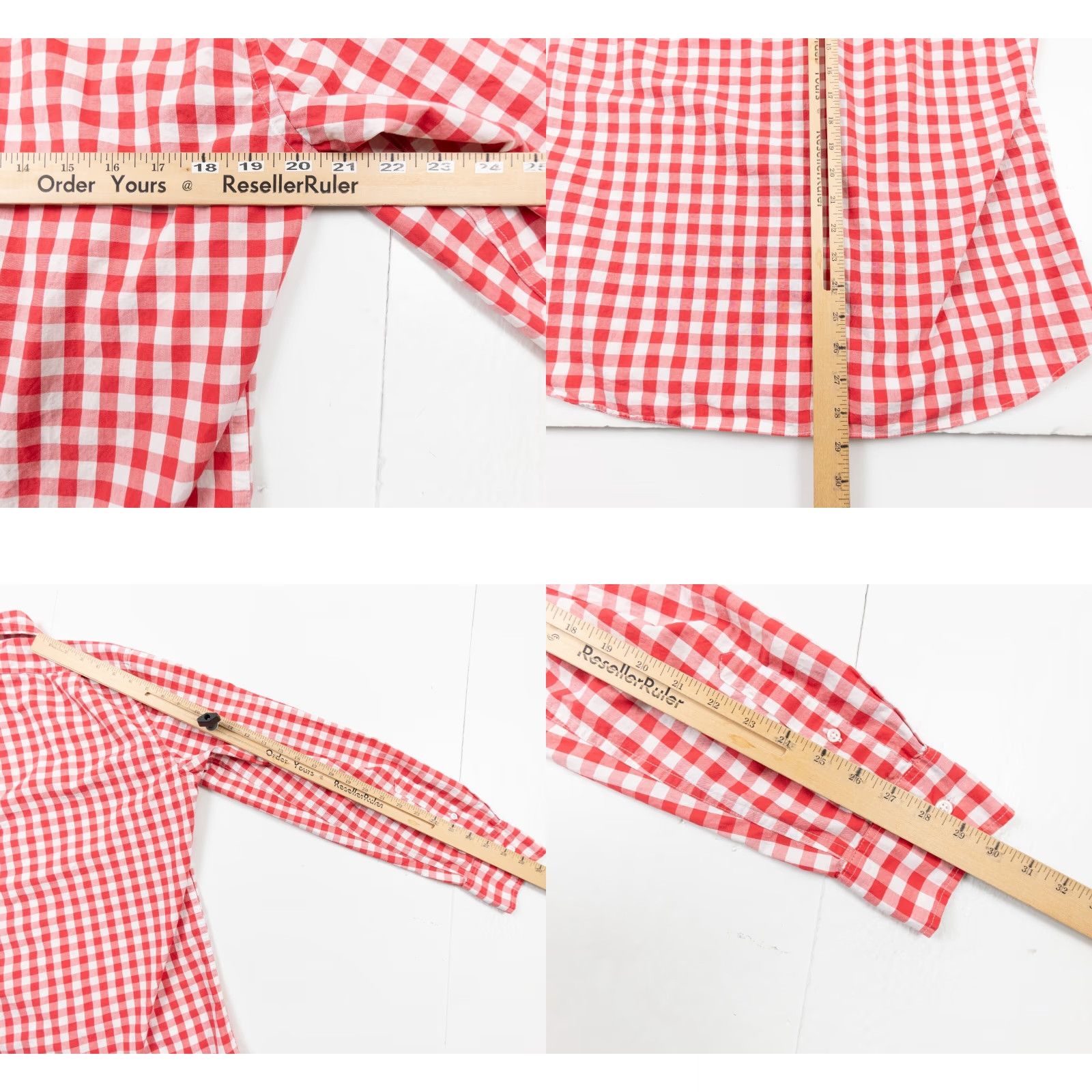 J.Crew J.CREW Shirt Mens Medium Red Button-Up Long Sleeve Flex Washed Plaid Slim Fit Adult Regular Size - Cotton Spandex Button-Down Casual Business Preppy Size US M / EU 48-50 / 2 - 8 Thumbnail