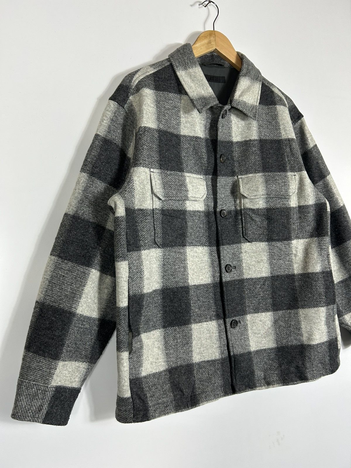 Japanese Brand × Uniqlo 🔥Uniqlo Flannel Button Workers Style Chore Shirt Jacket Size US L / EU 52-54 / 3 - 2 Thumbnail
