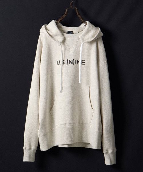 image of Number N Ine Number Nine U.s.(N)Ine Vintage Gazette Hoodie in Cream, Men's (Size Medium)
