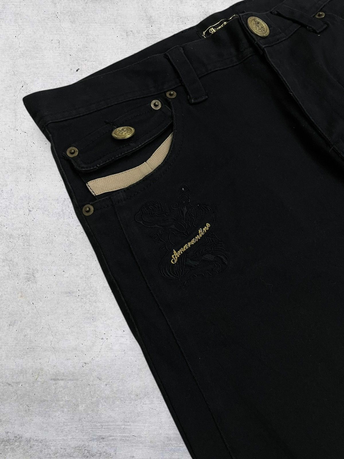 Japanese Brand VINTAGE AMRANTINE 1990S JAPAN DESIGNER CARGO PUNK GOA PANT Size US 32 / EU 48 - 8 Thumbnail
