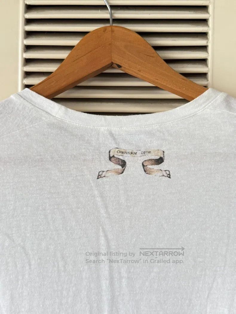 Dior Dior White floral print short-sleeved T-shirt Size S / US 4 / IT 40 - 6 Thumbnail
