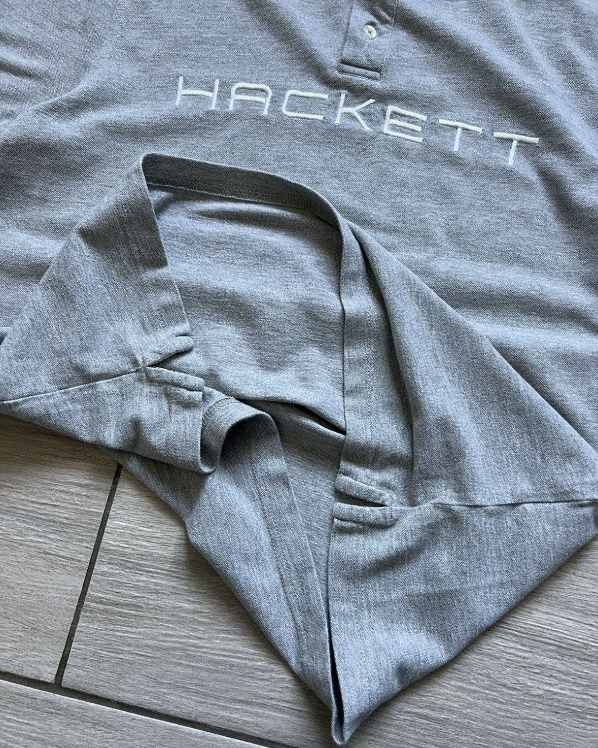 Hackett Vintage Hackett Classic Polo T-shirt Grey Old Money Size US M / EU 48-50 / 2 - 9 Thumbnail