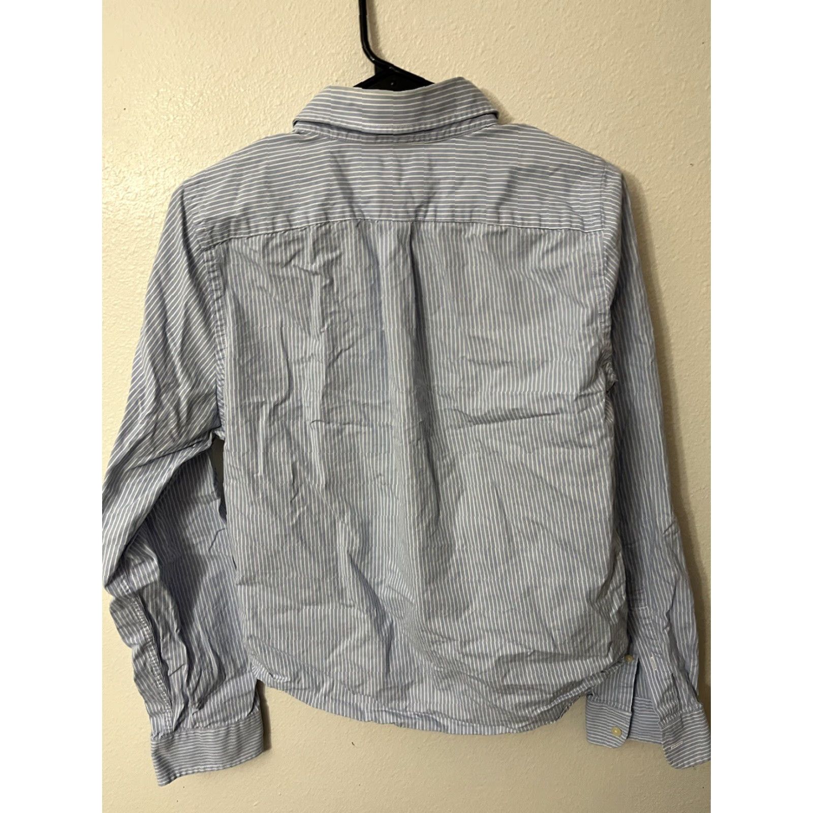 Abercrombie & Fitch VINTAGE Abercrombie & Fitch Blue Striped Button Shirt Muscle Fit Men's Size Medium Size US M / EU 48-50 / 2 - 3 Thumbnail