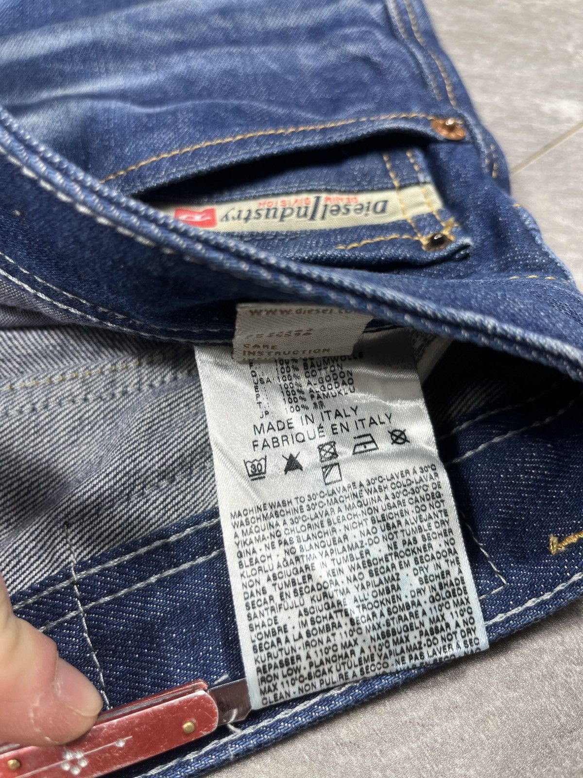 Diesel Diesel Industry Vintage Viker Denim Jeans Blue Size 32x32 Size US 32 / EU 48 - 24 Thumbnail