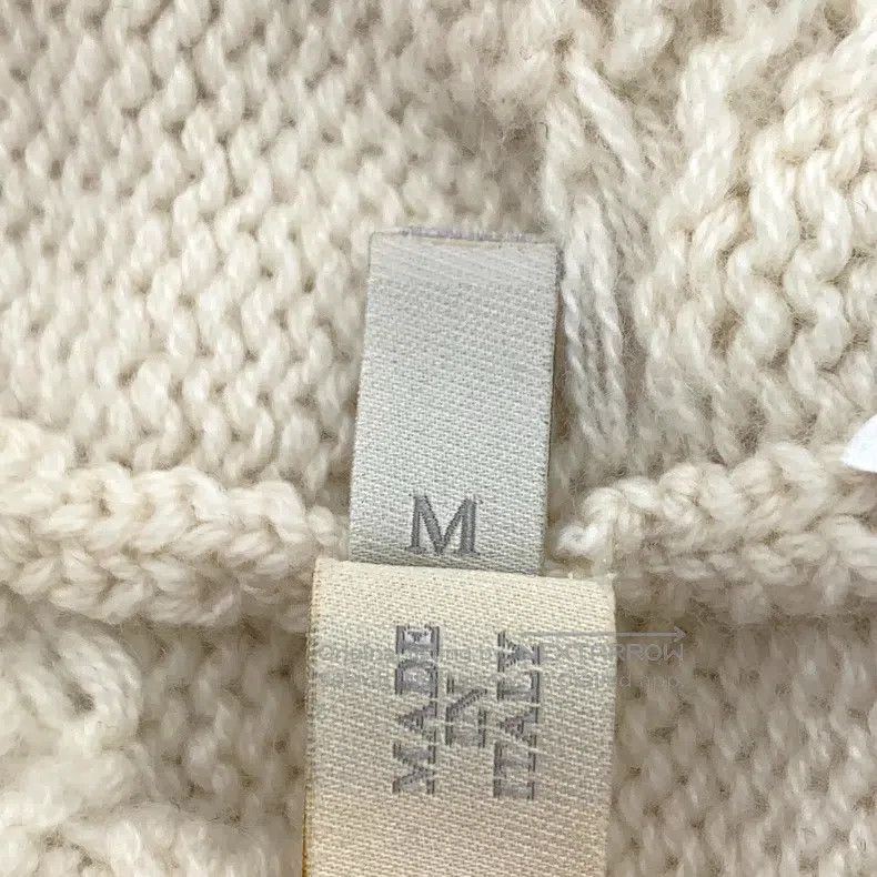 Loro Piana Loro Piana size M Beige Ribbed Cashmere Knit Woolen Cap Size ONE SIZE - 7 Thumbnail