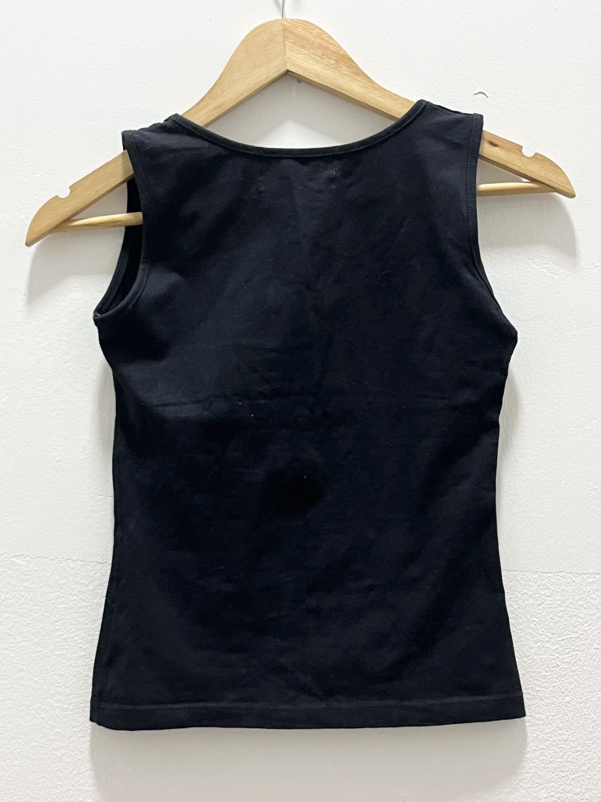 Yves Saint Laurent Yves Saint Laurent 2000s white YSL tank top Shirt Size ONE SIZE - 11 Thumbnail