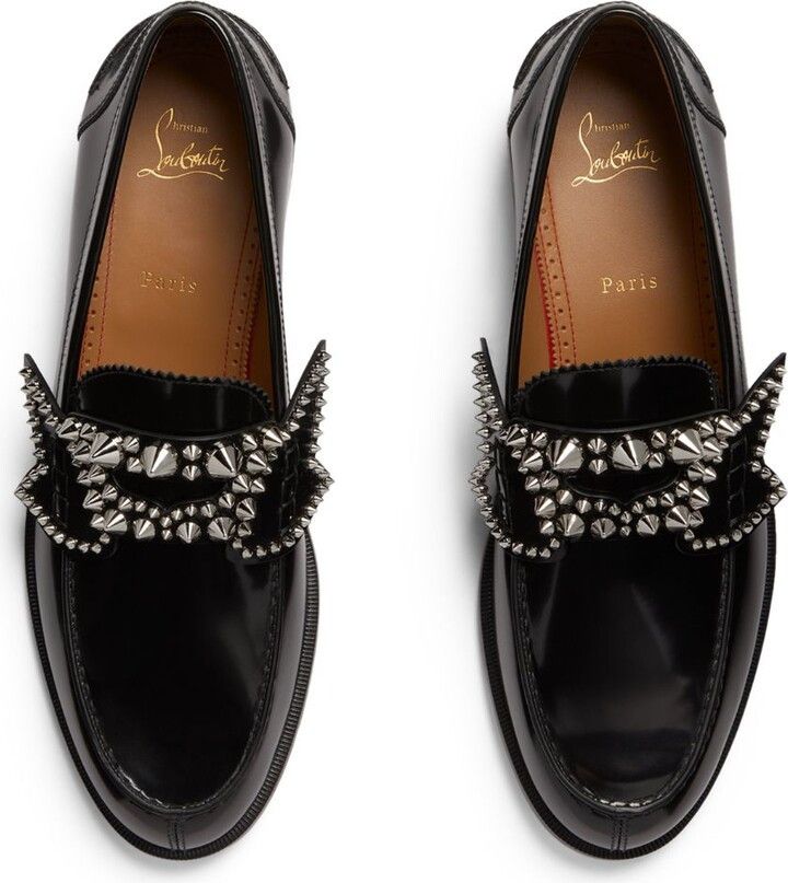 Christian Louboutin o1s1wg110924 No Penny Spikes Boots in Black Size US 8 / EU 41 - 1 Thumbnail