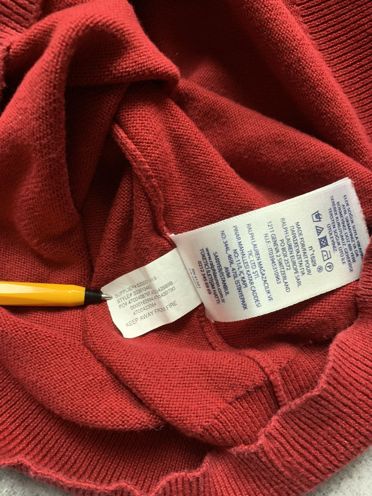 Ralph Lauren Vintage Polo Ralph Lauren Red Knitted OldMoney Sweater Size US XL / EU 56 / 4 - 5 Thumbnail