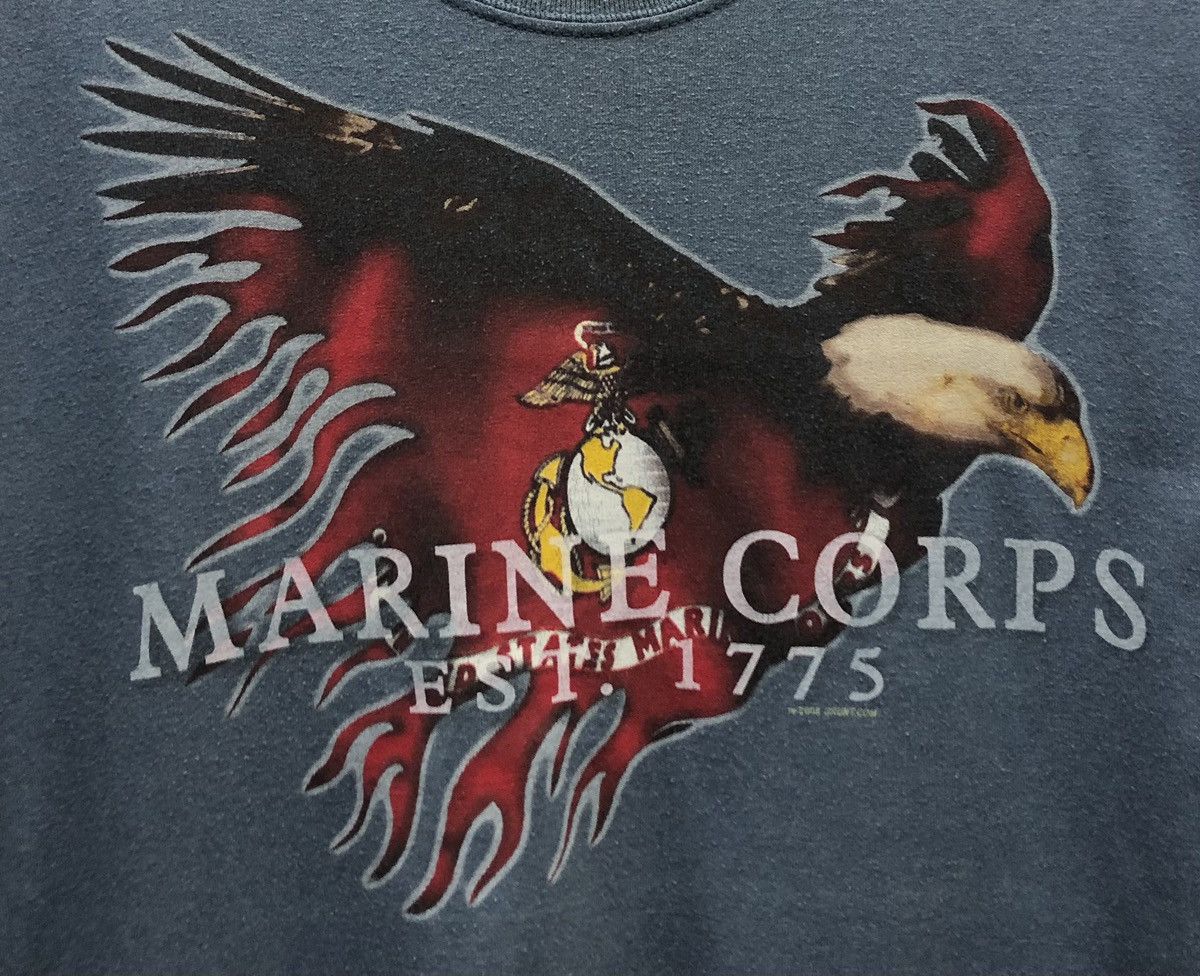 Vintage Vintage 2008 Gildan Marine Corps Est. 1775 T-Shirt Size US L / EU 52-54 / 3 - 3 Thumbnail