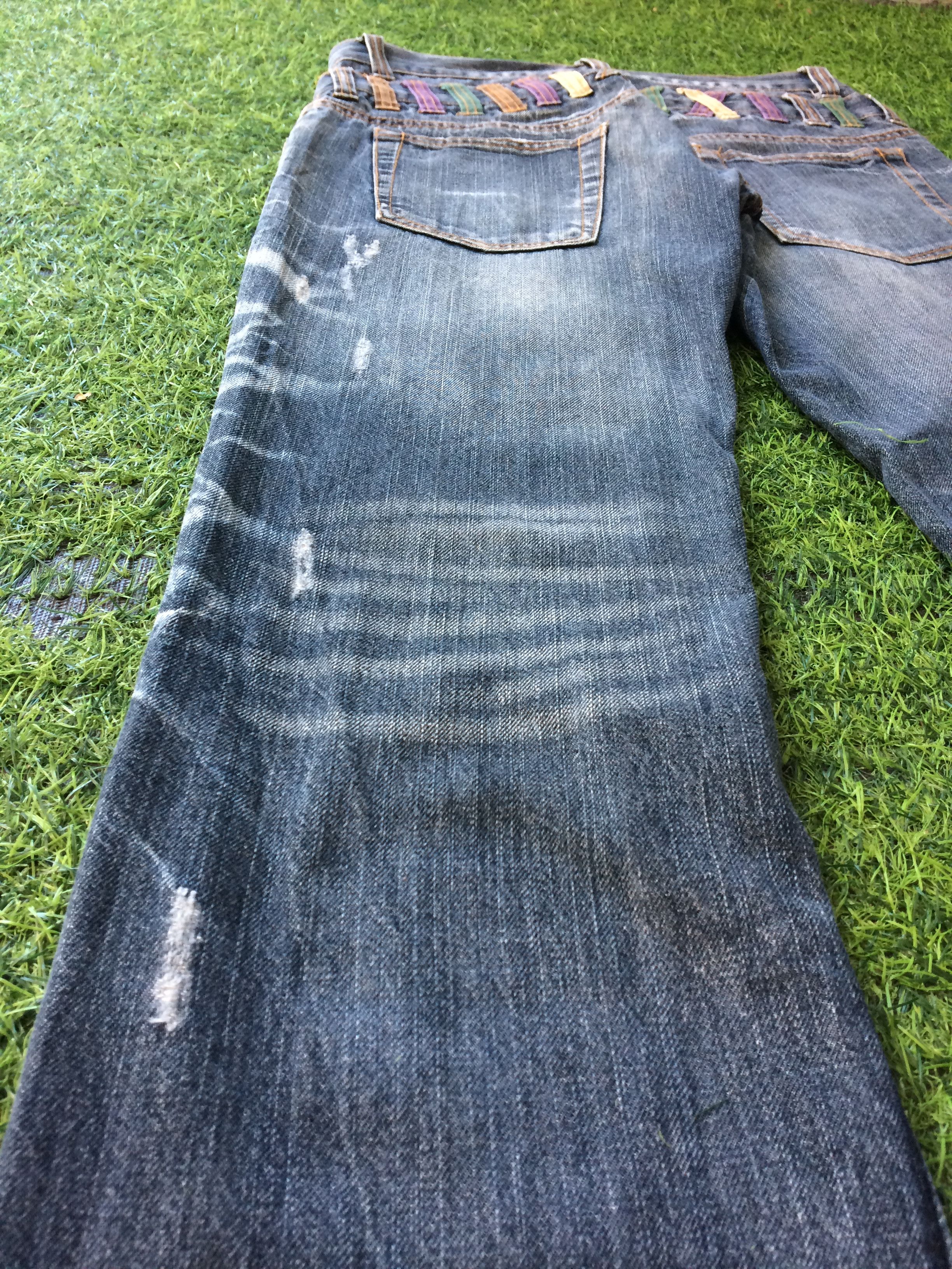 Japanese Brand Nylaus Japanese Double Waist Jean #D-529 Size US 28 / EU 44 - 9 Thumbnail