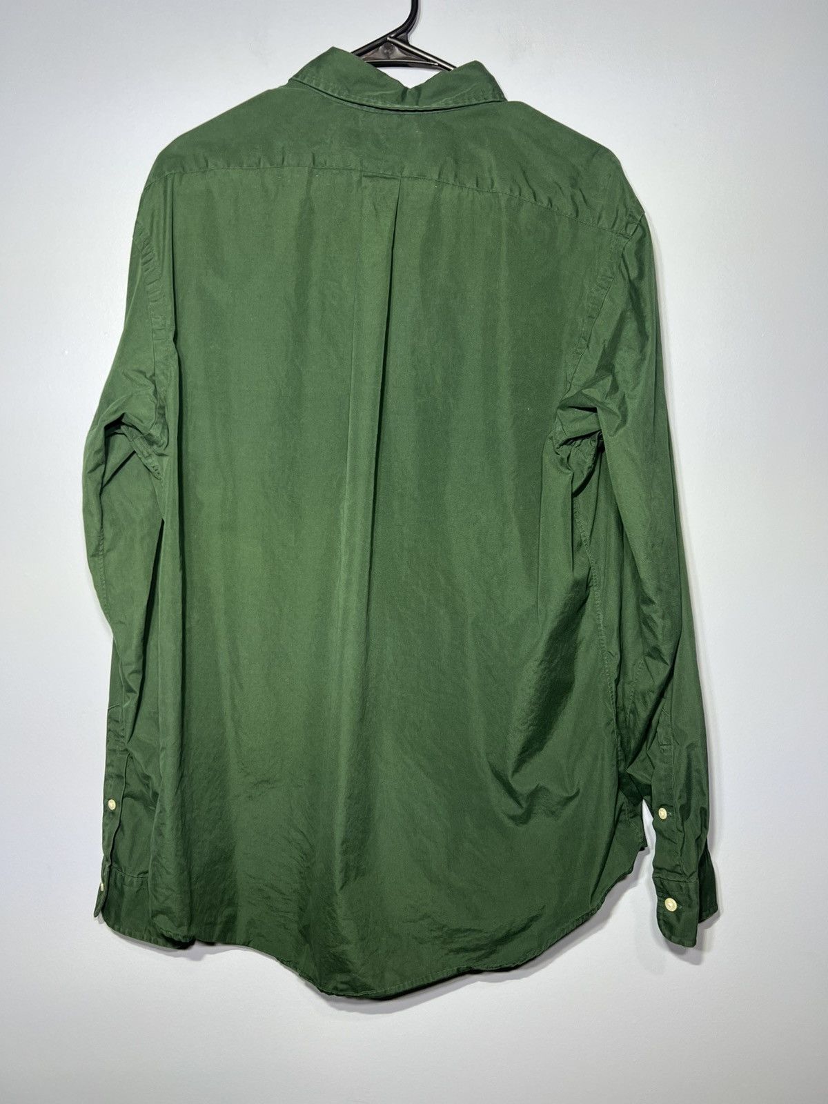 Polo Ralph Lauren Polo Ralph Men's Button Down XL Dark Kelly Green Purple Logo Size US XL / EU 56 / 4 - 4 Thumbnail