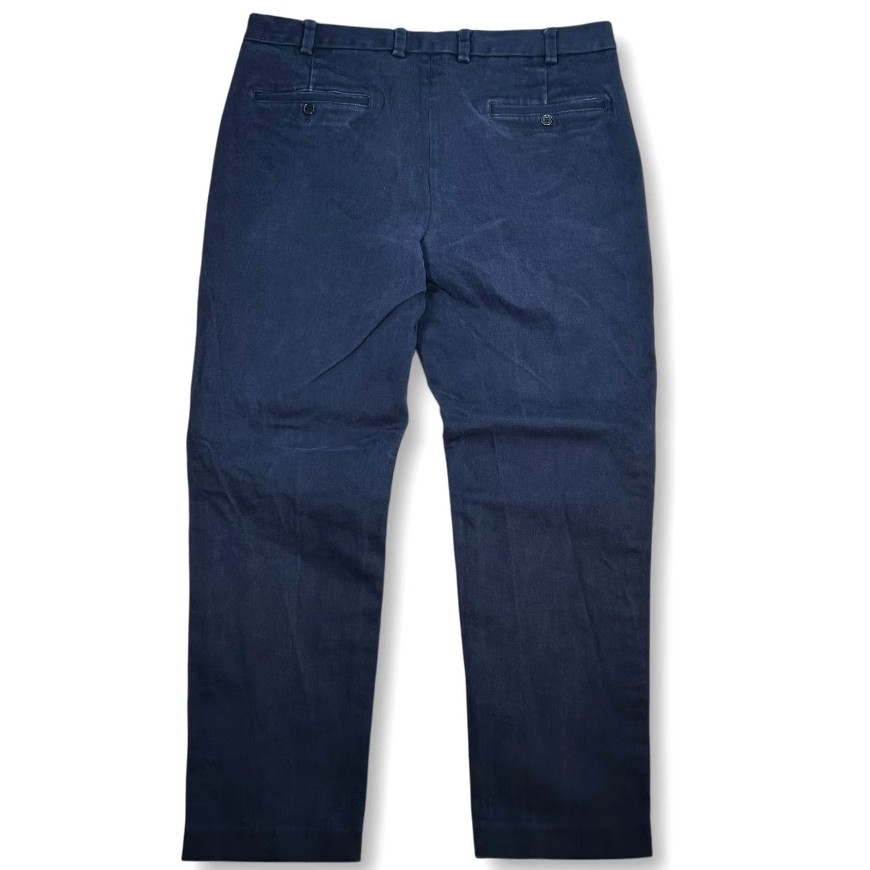 Brooks Brothers Brooks Brothers Clark Chinos Pants Straight Leg Cotton Blend 38x30 Mens Blue Size US 38 / EU 54 - 2 Thumbnail