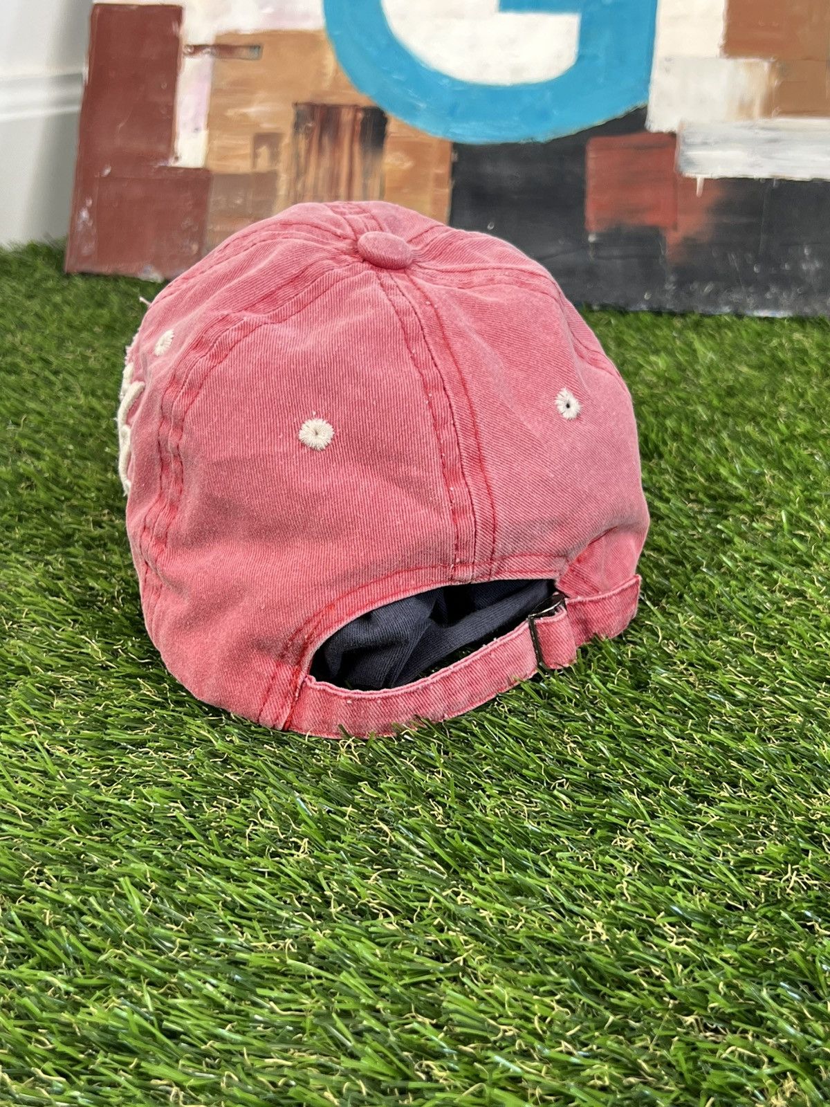 Japanese Brand Vintage pink distressed Von Dutch cap y2k japanese swag 90s Size ONE SIZE - 5 Thumbnail