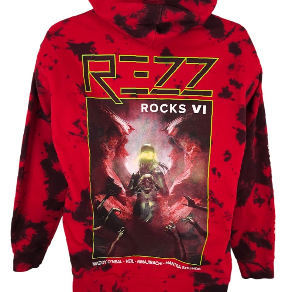 Vintage REZZ Rocks VI Sweatshirt Hoodie Mens Small Red Rocks Amphitheatre 2024 EDM, electronic, new beat, pop punk, techno Pullover Hooded Shirt Size US S / EU 44-46 / 1 - 4 Thumbnail
