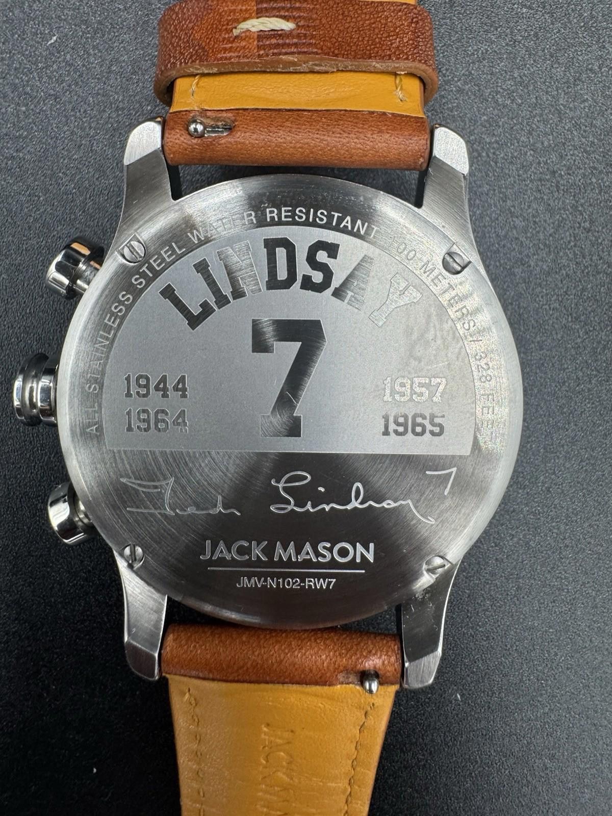 Other Jack Mason Ted Lindsay #7 Limited Edition Detroit Red Wings Size ONE SIZE - 6 Thumbnail