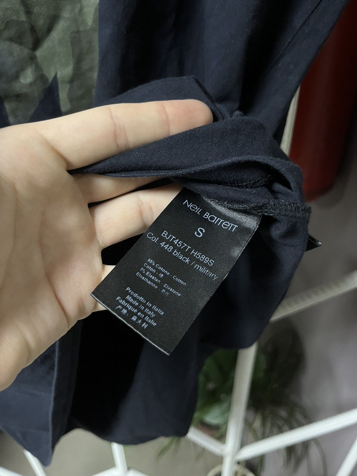 Designer × Neil Barrett Rare Neil Barrett Military Star Tee Size US S / EU 44-46 / 1 - 6 Thumbnail