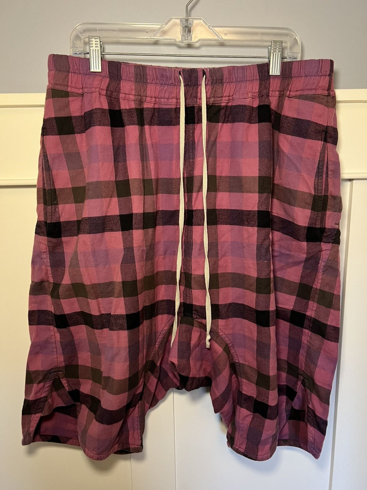 Rick Owens Rick Owens plaid print basket swinger shorts Size US 36 / EU 52 - 1 Thumbnail
