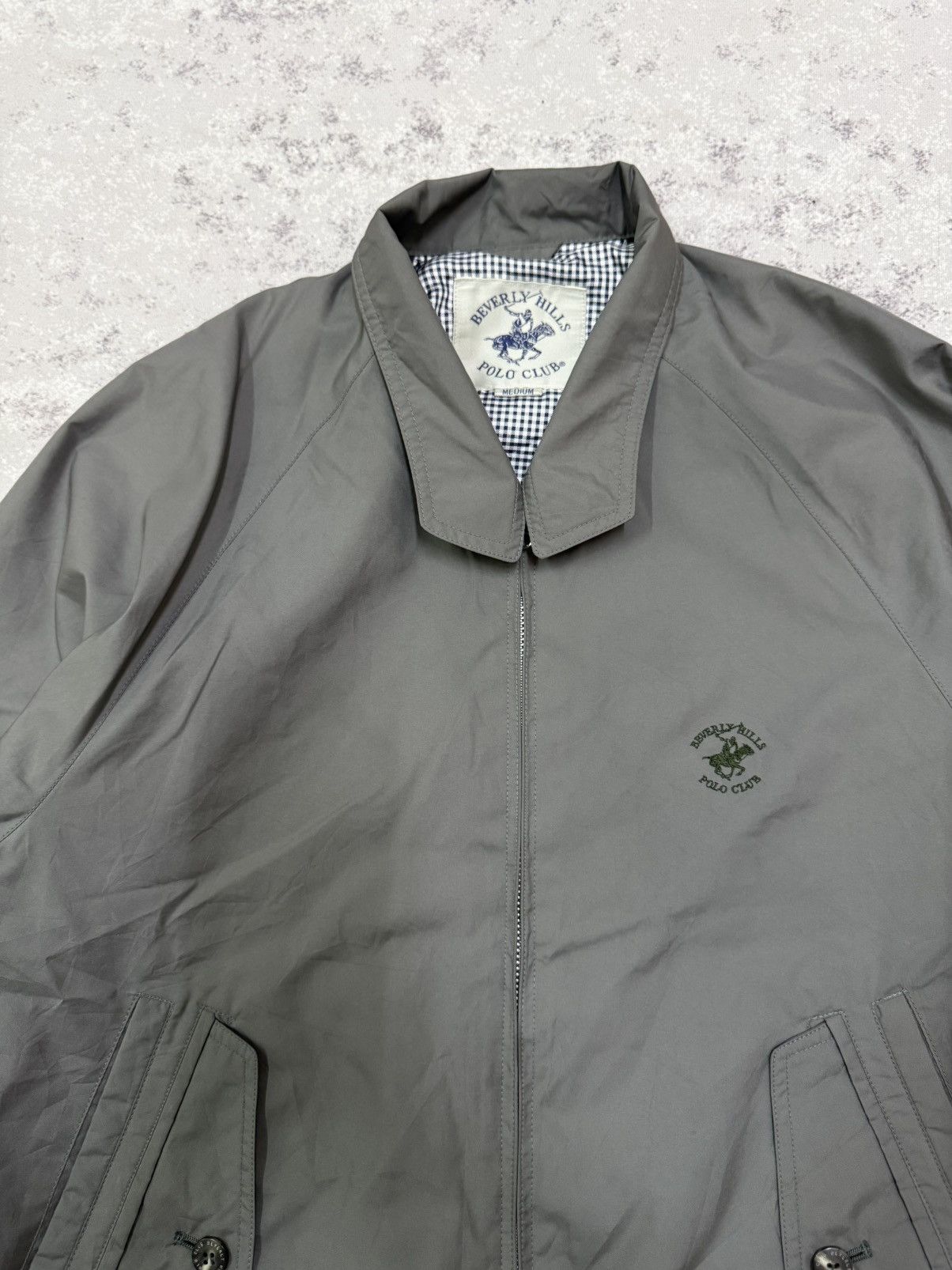 Beverly Hills Polo Club Vintage Beverly Hills Polo Club Chelered Lined Nylon Jacket Size US M / EU 48-50 / 2 - 6 Thumbnail