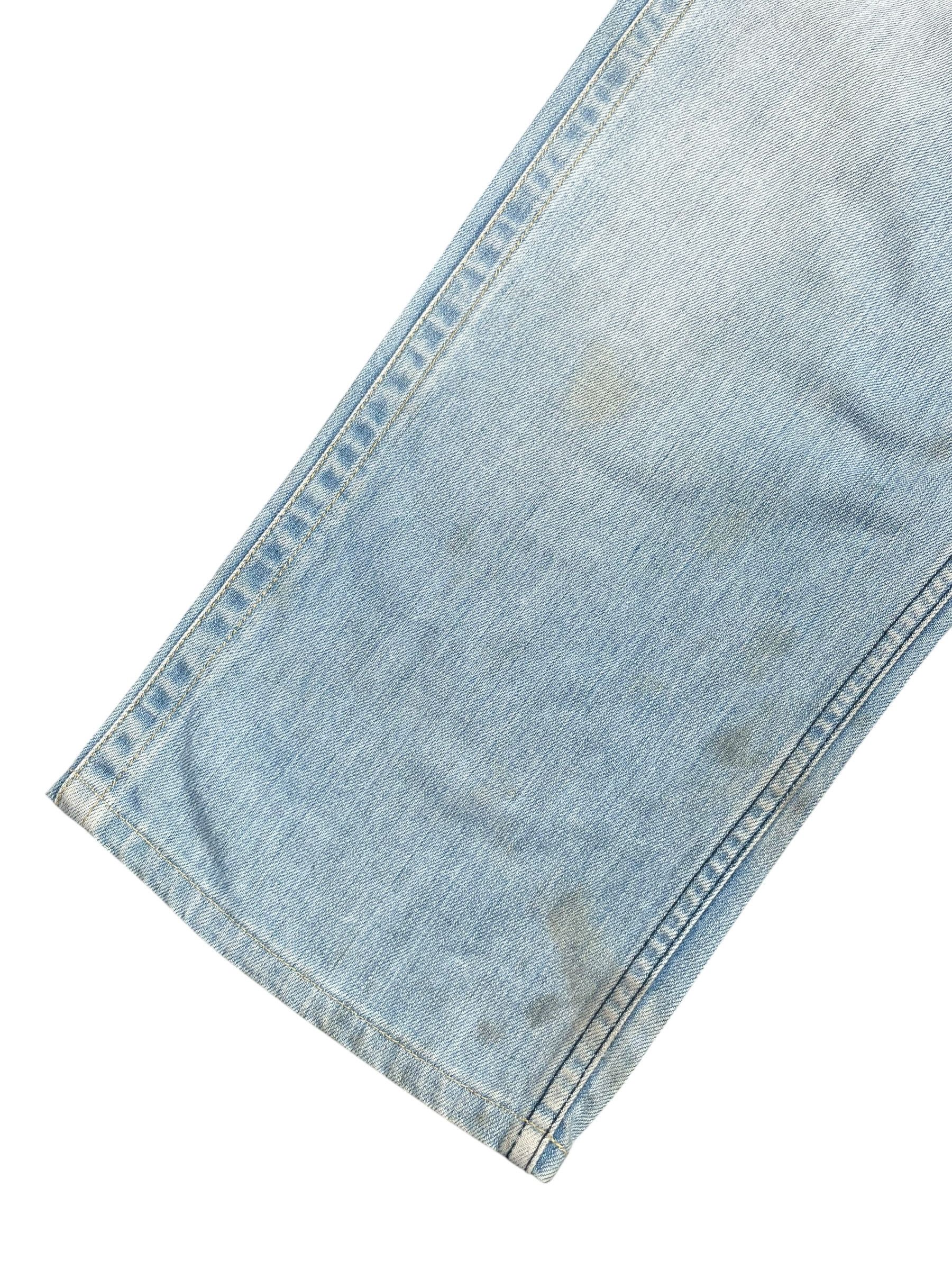 Designer Vintage People For Peace Distresed Denim Size US 40 / EU 56 - 4 Thumbnail