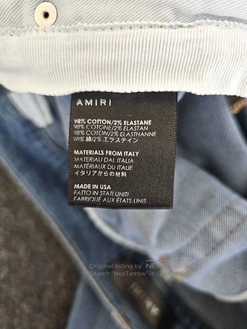 Amiri Amiri Paint Splatter Distressed Jeans. Size US 32 / EU 48 - 6 Thumbnail
