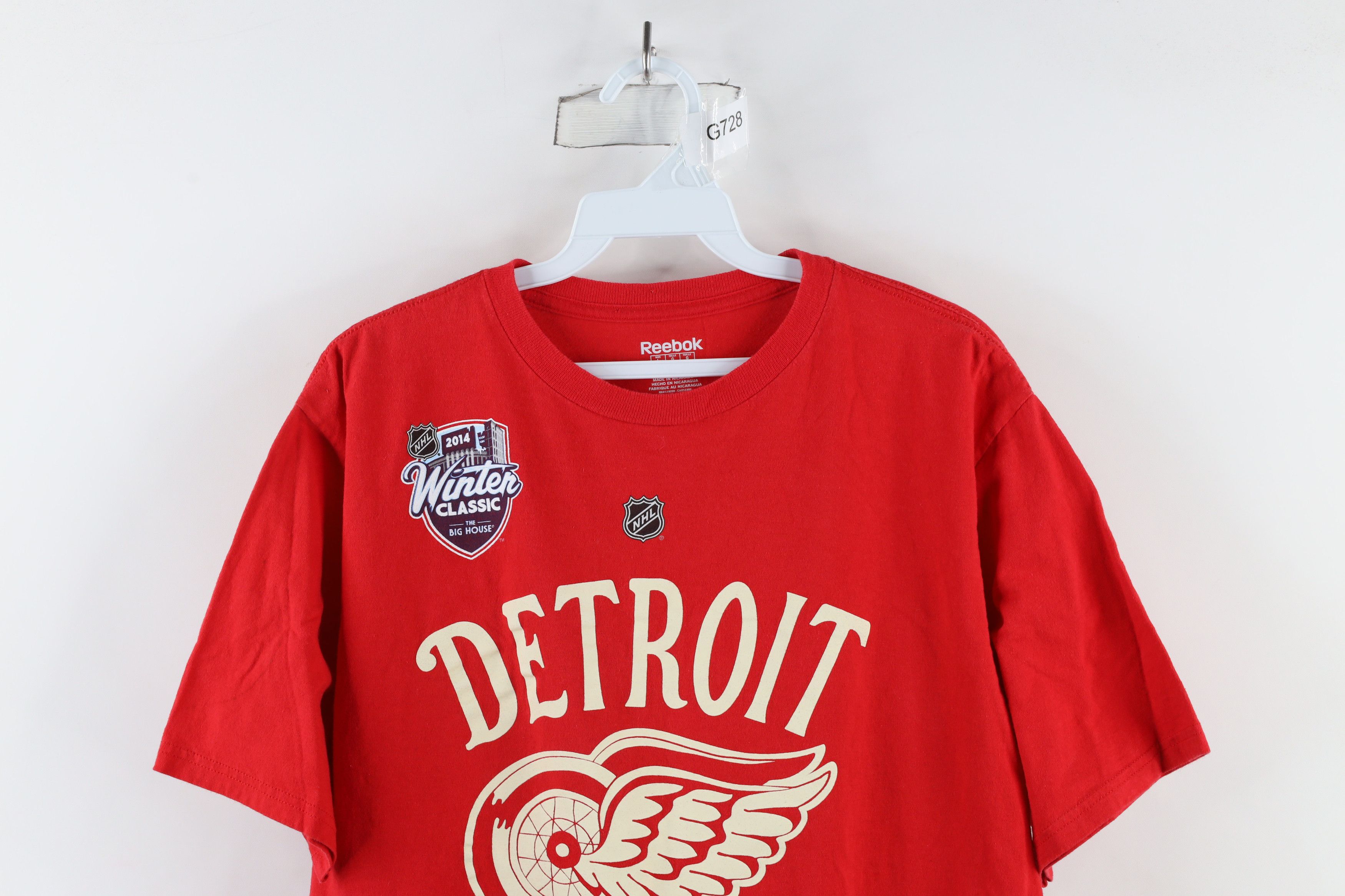 Reebok × Vintage Reebok Classic Jimmy Howard Detroit Red Wings Jersey T-Shirt Size US L / EU 52-54 / 3 - 2 Thumbnail