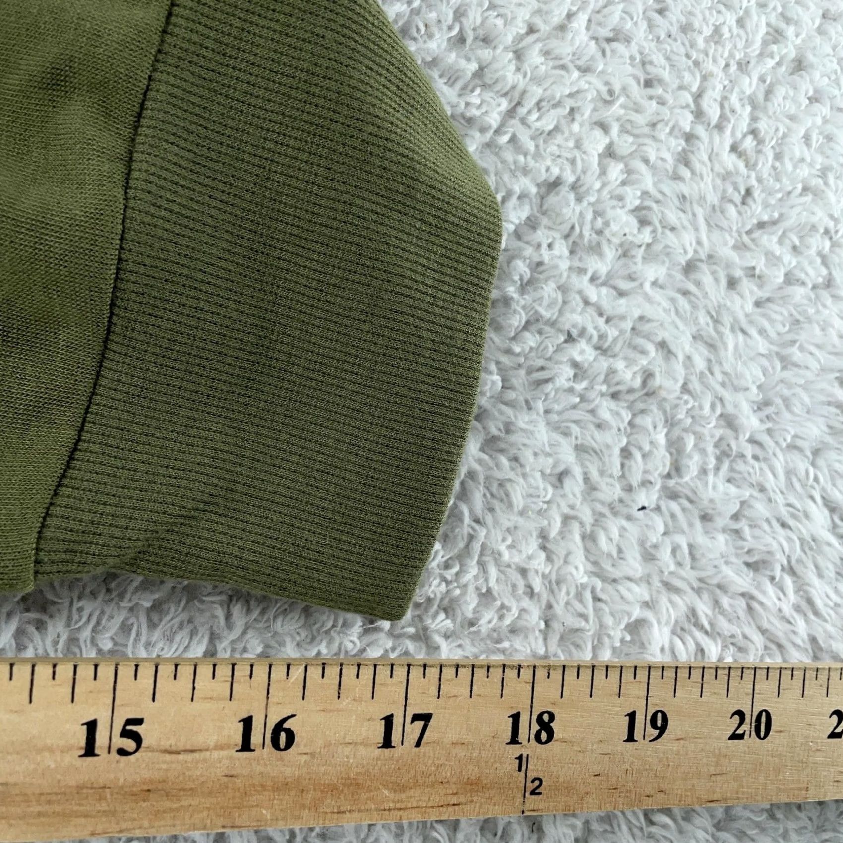 Vintage LuLaRoe Sweatshirt Womens XL Green Supply Crew Long Sleeve High Low Pullover Size XL / US 12-14 / IT 48-50 - 6 Thumbnail