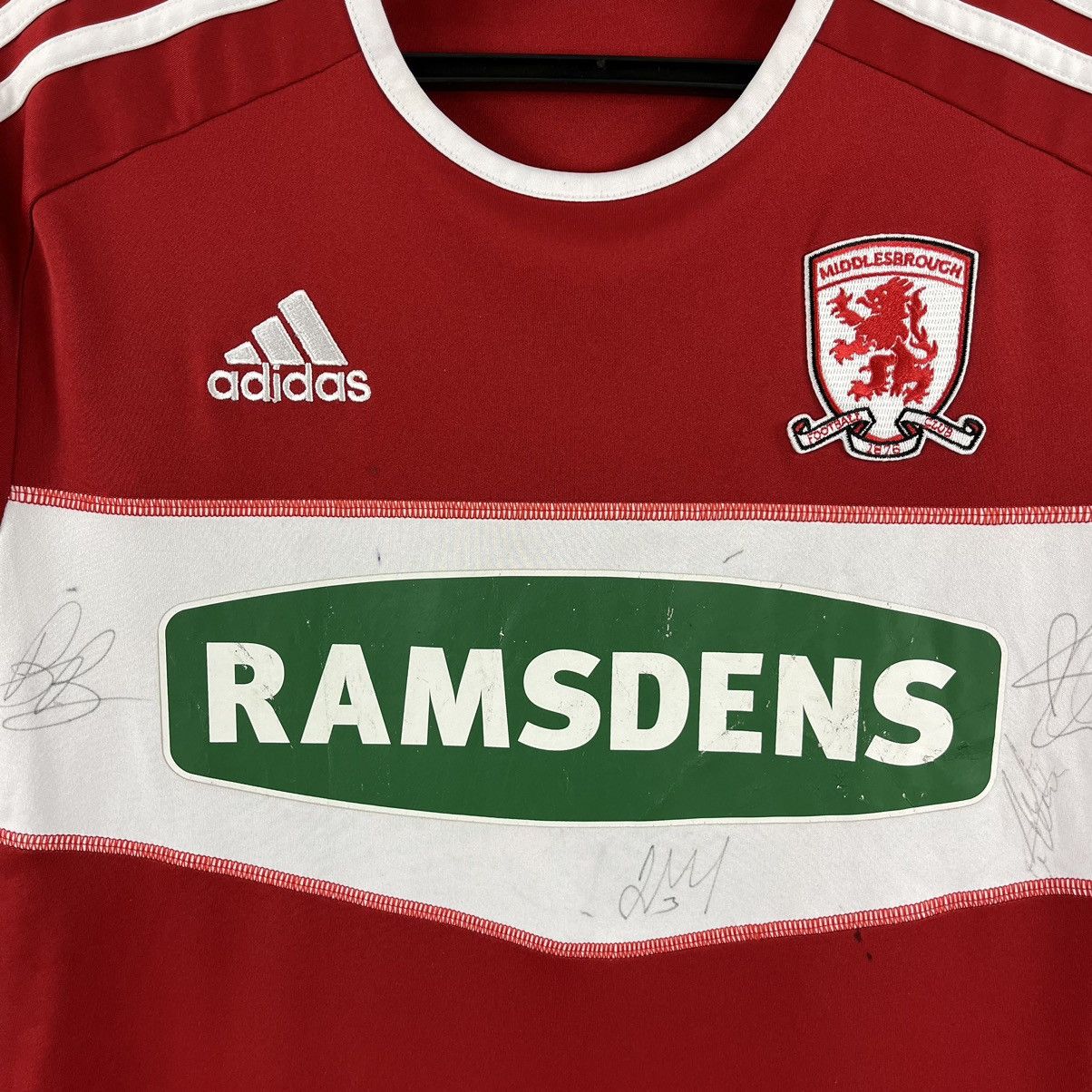 Adidas × Vintage Adidas Middlesbrough 2012/2013 Home Jersey Size M Size US M / EU 48-50 / 2 - 3 Thumbnail