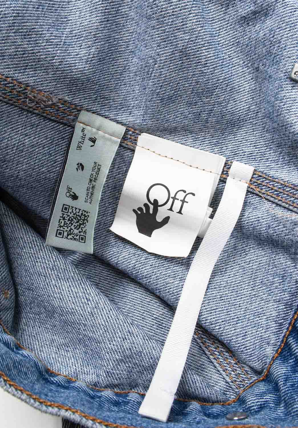 Off-White Off-White Men Jacket Denim by Virgil Abolh Size S, S1190 Size US S / EU 44-46 / 1 - 10 Thumbnail