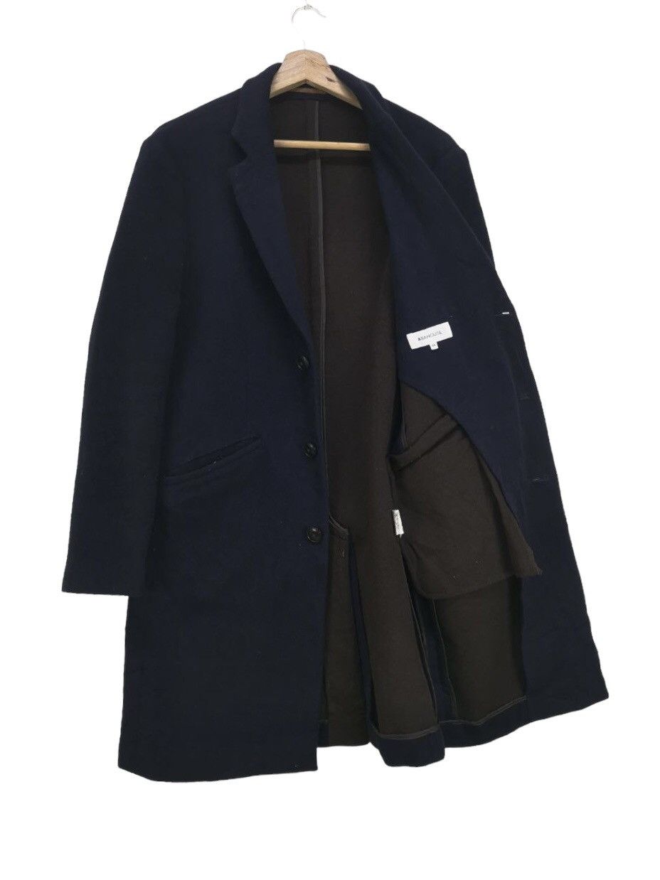 image of Abahouse x Tornado Mart Japan Abah House Long Coat Jacket in Navy Blue, Men's (Size Medium)