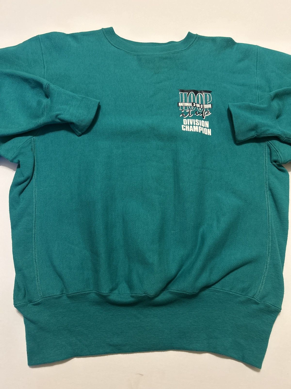 Champion Vintage 90s Champion Reverse Weave Hoop It Up NBA Sweatshirt Size US L / EU 52-54 / 3 - 2 Thumbnail